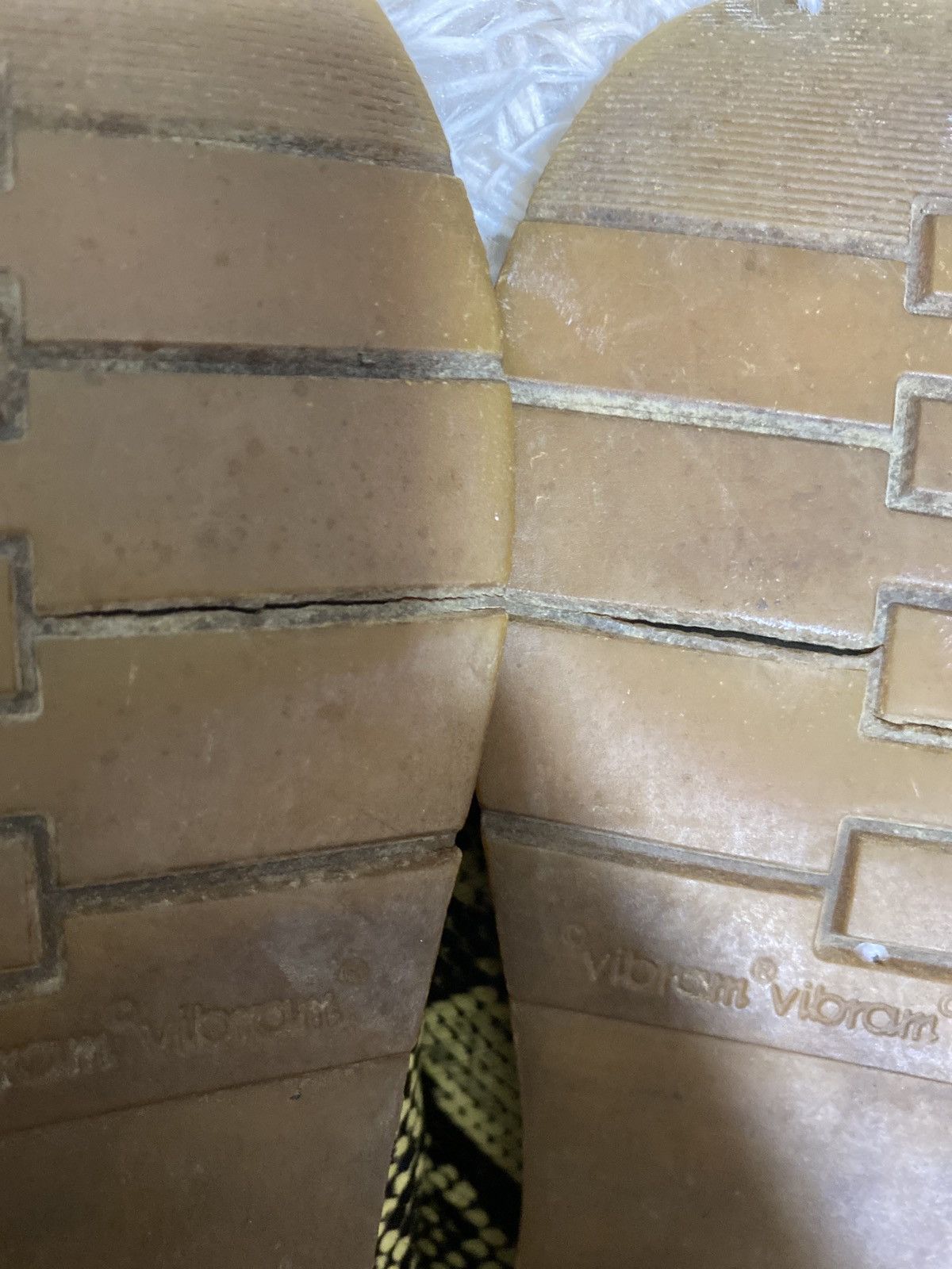 Other Custom Snakeskin-Style Leather Vibram Sole Lace-Up Shoes Size US 7.5 / EU 40-41 - 9 Thumbnail