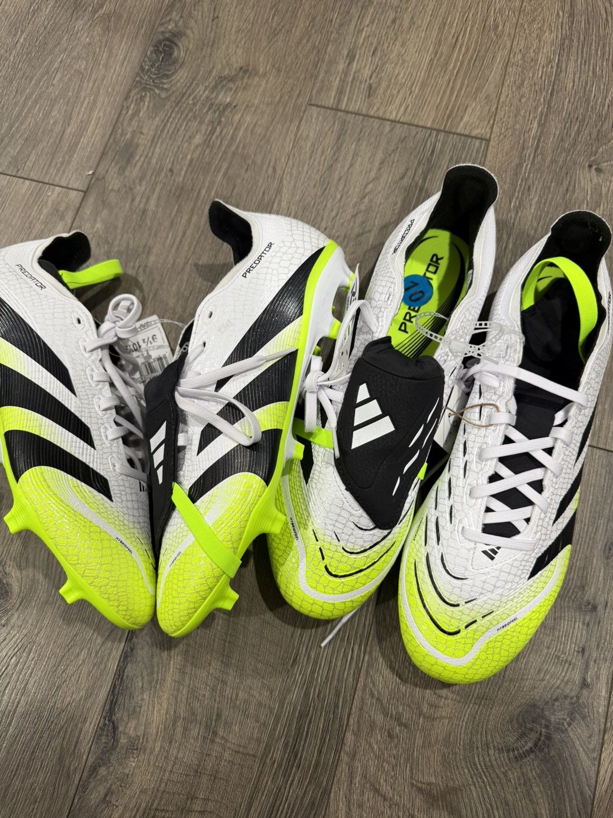 Adidas Adidas Predator League FT FG Cloud White Lucid Lemon Sz 9.5M Size US 9.5 / EU 42-43 - 1 Thumbnail