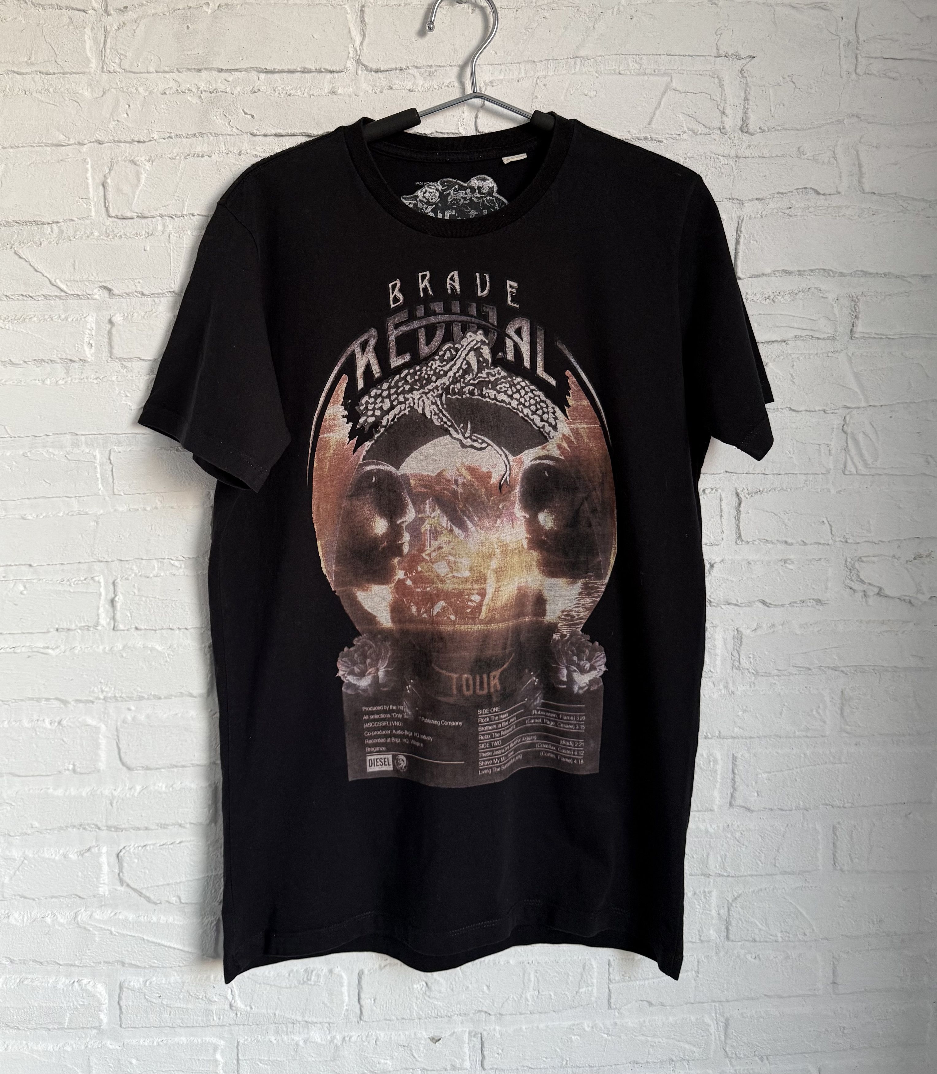 Diesel Diesel rave tour y2k avantgarde t-shirt Size US M / EU 48-50 / 2 - 1 Thumbnail