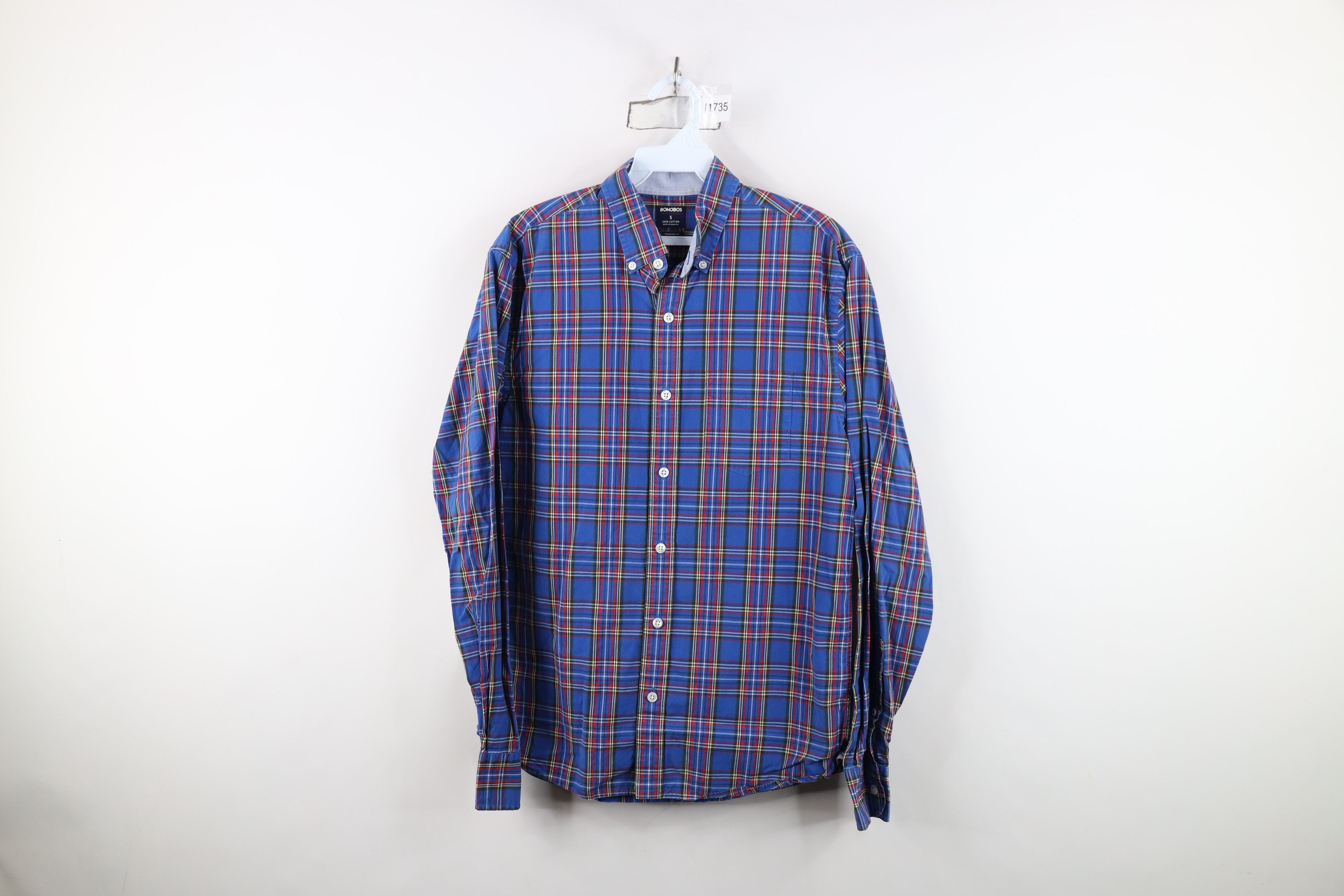 Bonobos Bonobos Fit Rainbow Plaid Collared Button Down Shirt Size US S / EU 44-46 / 1 - 1 Thumbnail