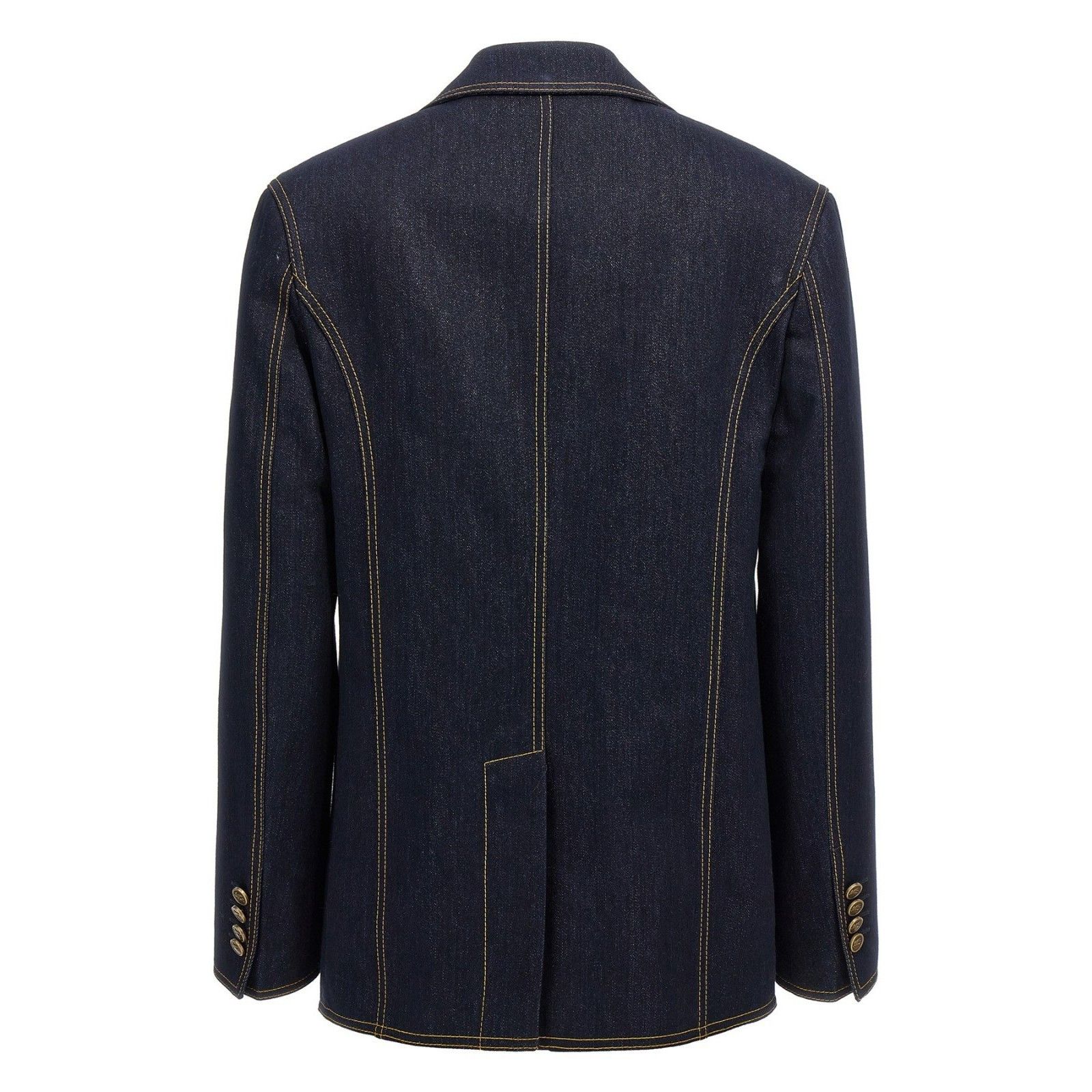 ETRO Single Breasted Blue Denim Blazer New & Authentic (Wome