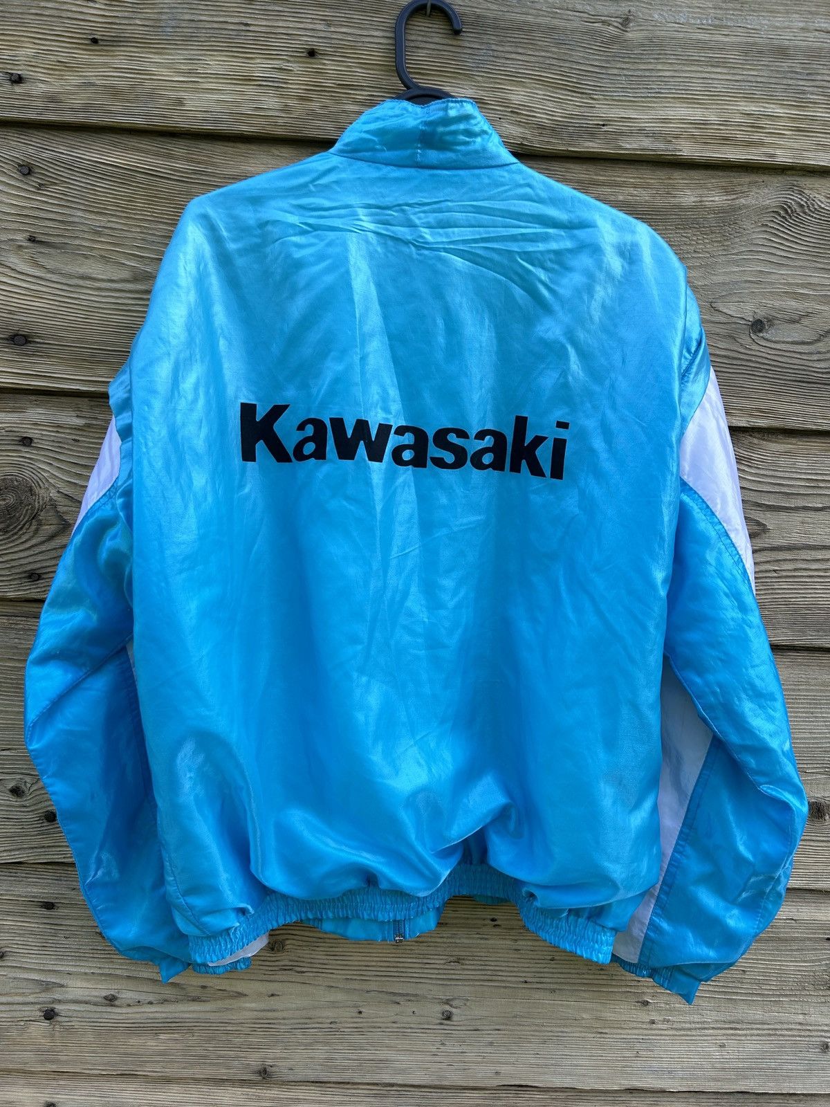 Vintage 80s Vintage Kawasaki Shiny 1100ccm3 Transformer Moto Jacket Size US XL / EU 56 / 4 - 7 Thumbnail