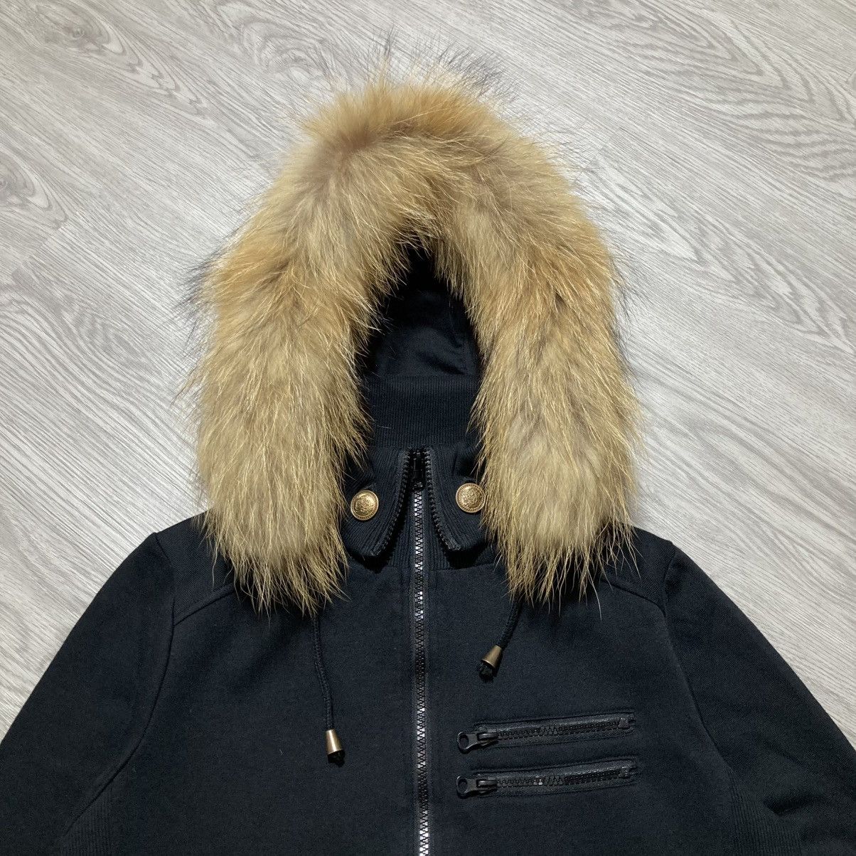 14th Addiction 2000s Lorenzo Fur Ziphoodie Black Lgb Punk Gothic Style Size US M / EU 48-50 / 2 - 5 Thumbnail