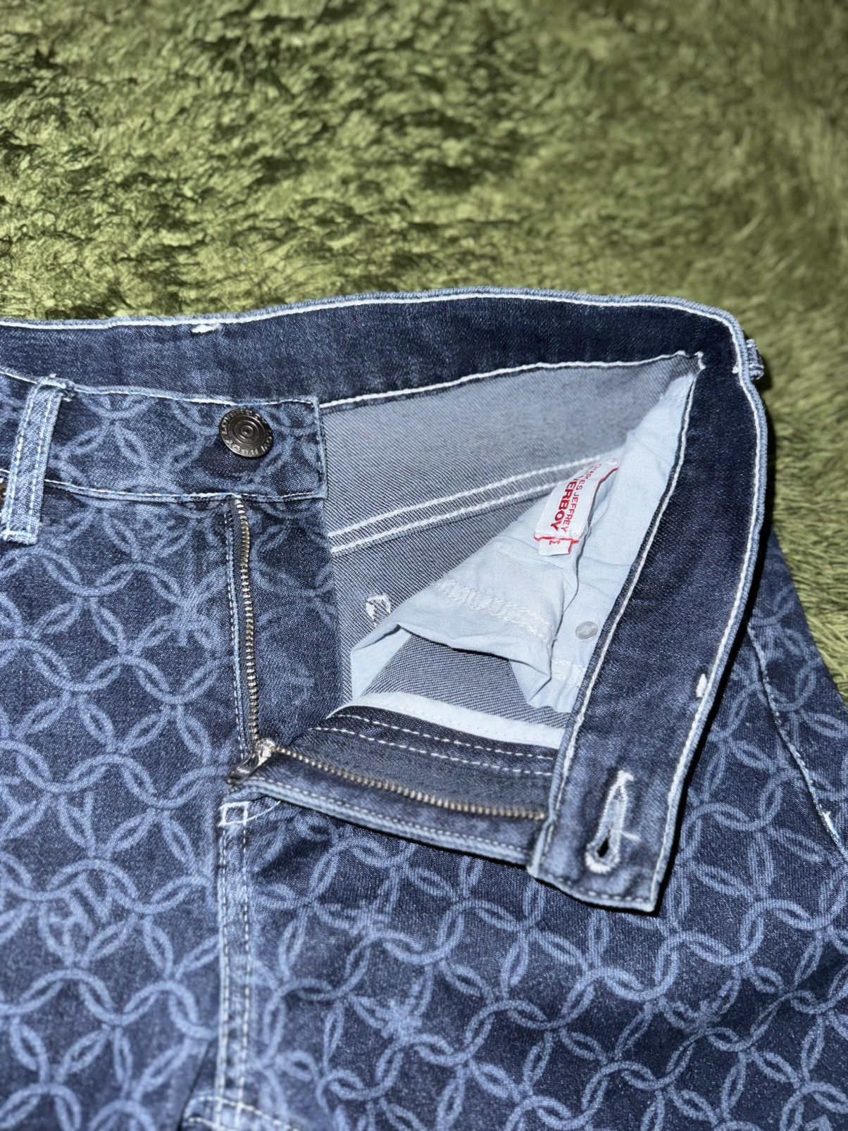 Charles Jeffrey LOVERBOY [M] Charles Jeffrey Loverboy Geometric Pattern Bootcut Denim Size US 29 - 3 Thumbnail