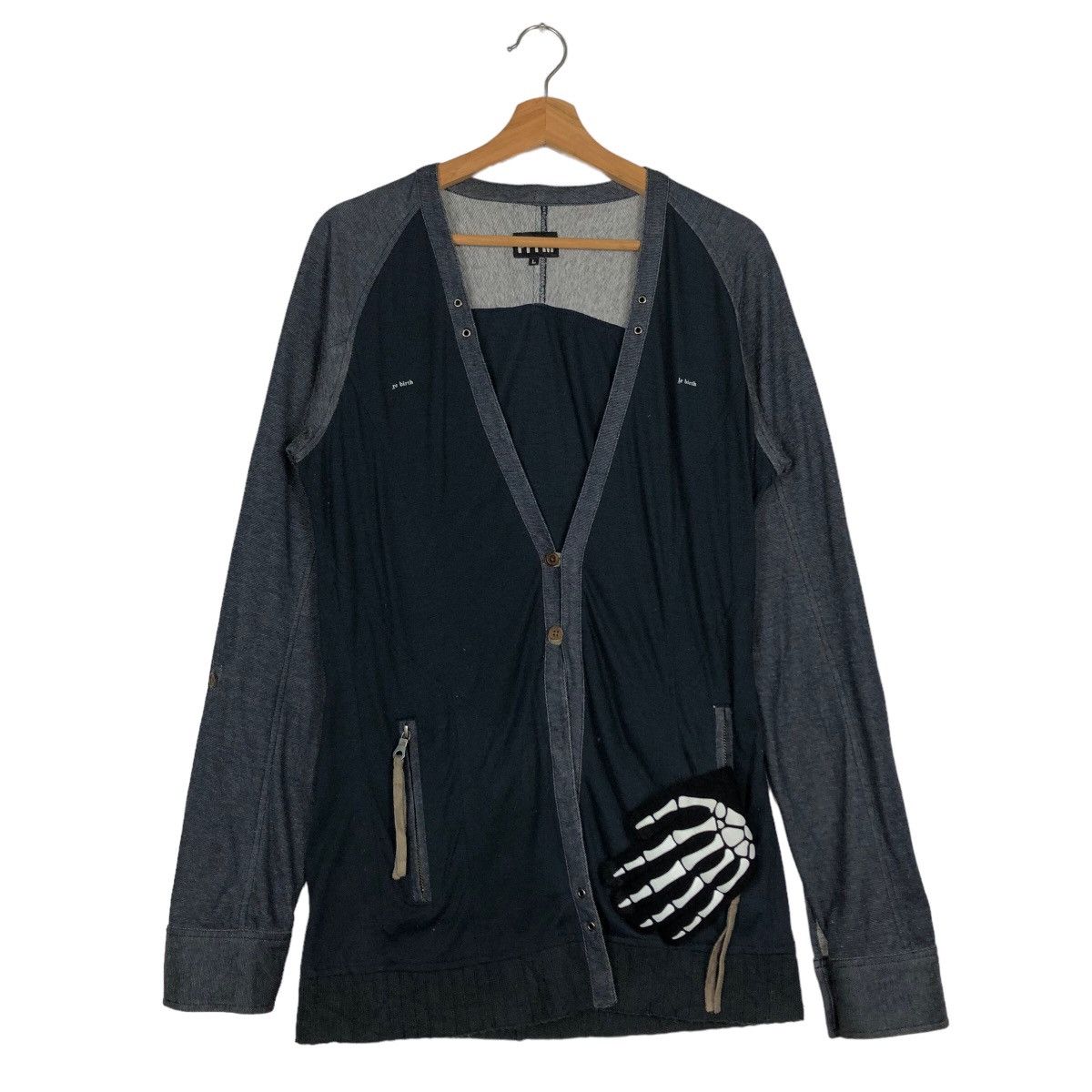 PPFM 🔥90’s Punk Design Cardigan Jacket Ppfm Block Colour Size US L / EU 52-54 / 3 - 2 Thumbnail