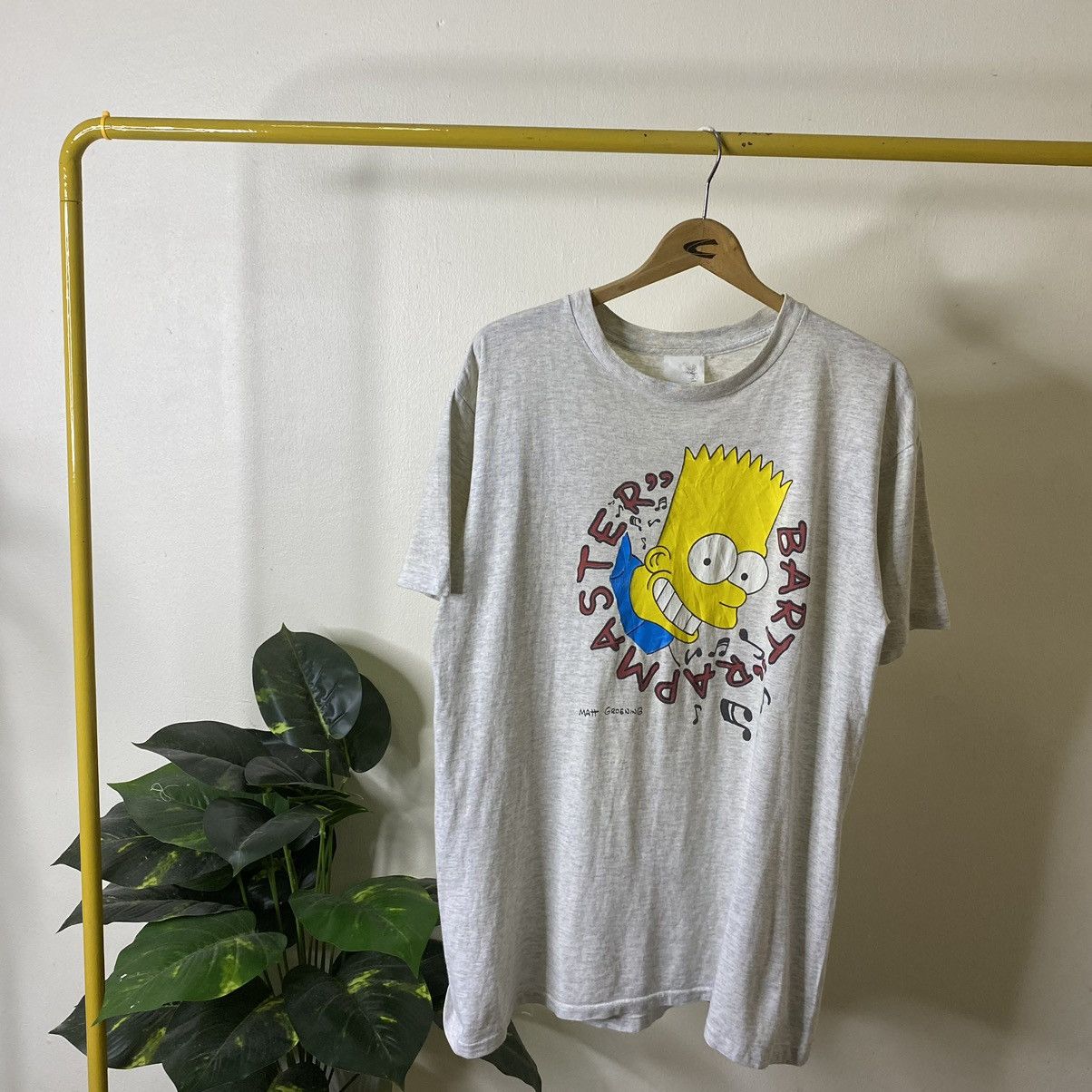 The Simpsons Vintage 1990s Matt Groening Bart Rapmaster Cartoon Tee Size US L / EU 52-54 / 3 - 1 Thumbnail