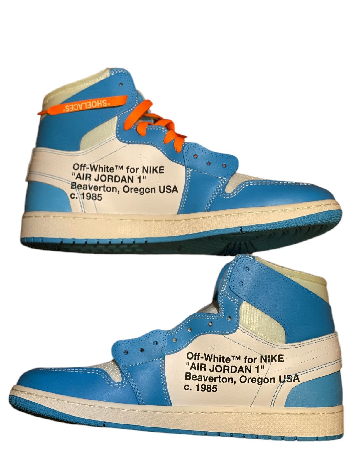 Nike × Off-White × Virgil Abloh Air Jordan 1 x Off-White Size US 13 / EU 46 - 2 Thumbnail
