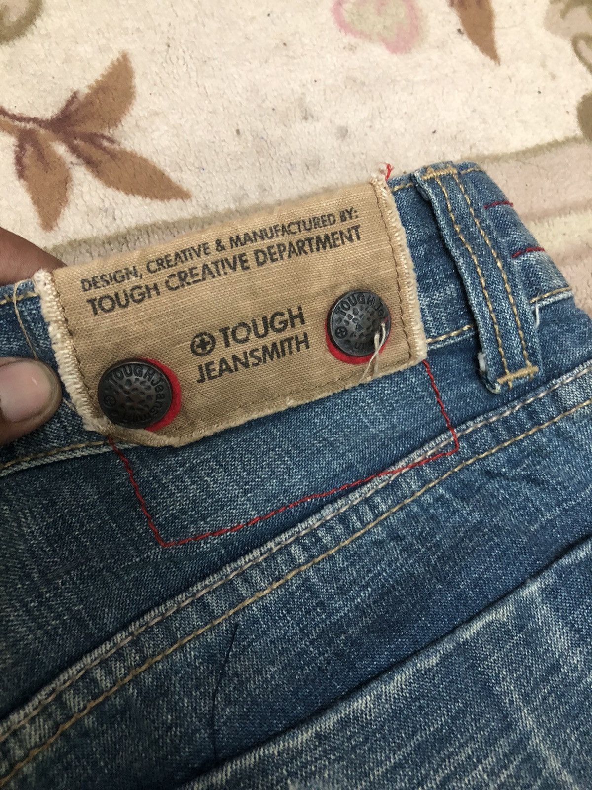 If Six Was Nine Distressed denim punk Japanese very rare Size US 33 - 8 Thumbnail