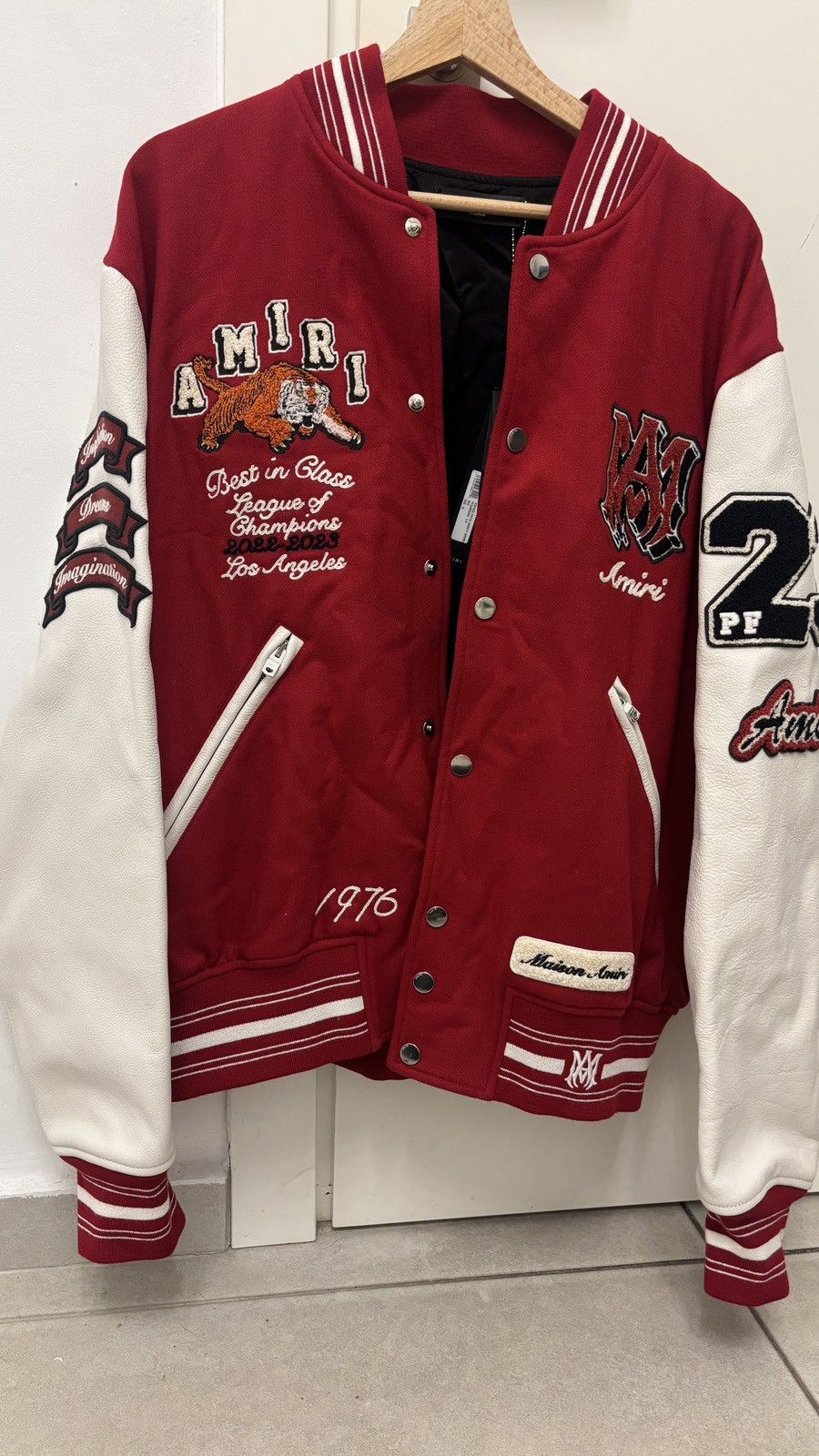 Amiri Amiri Tiger Varsity Jacket XL – BNWT Rare Size US XL / EU 56 / 4 - 9 Thumbnail