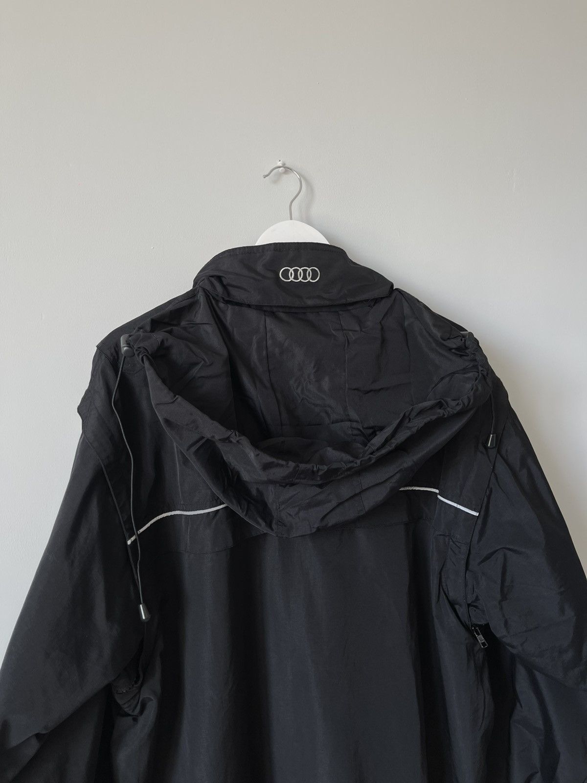 Audi AUDI S-Line Hooded Nylon Transformer Jacket Windbreaker Size US XL / EU 56 / 4 - 11 Thumbnail