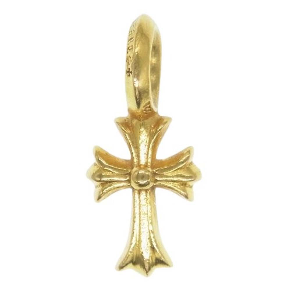 image of Chrome Hearts 22K Stack Ch Cross V2 Charm Pendant, Men's