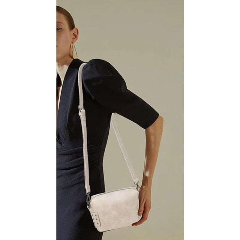 The Unbranded Brand Vintage Crossbody Bag Shoulder Purse Rivets, 7.1"x3.1"x5.5" Size ONE SIZE - 6 Thumbnail