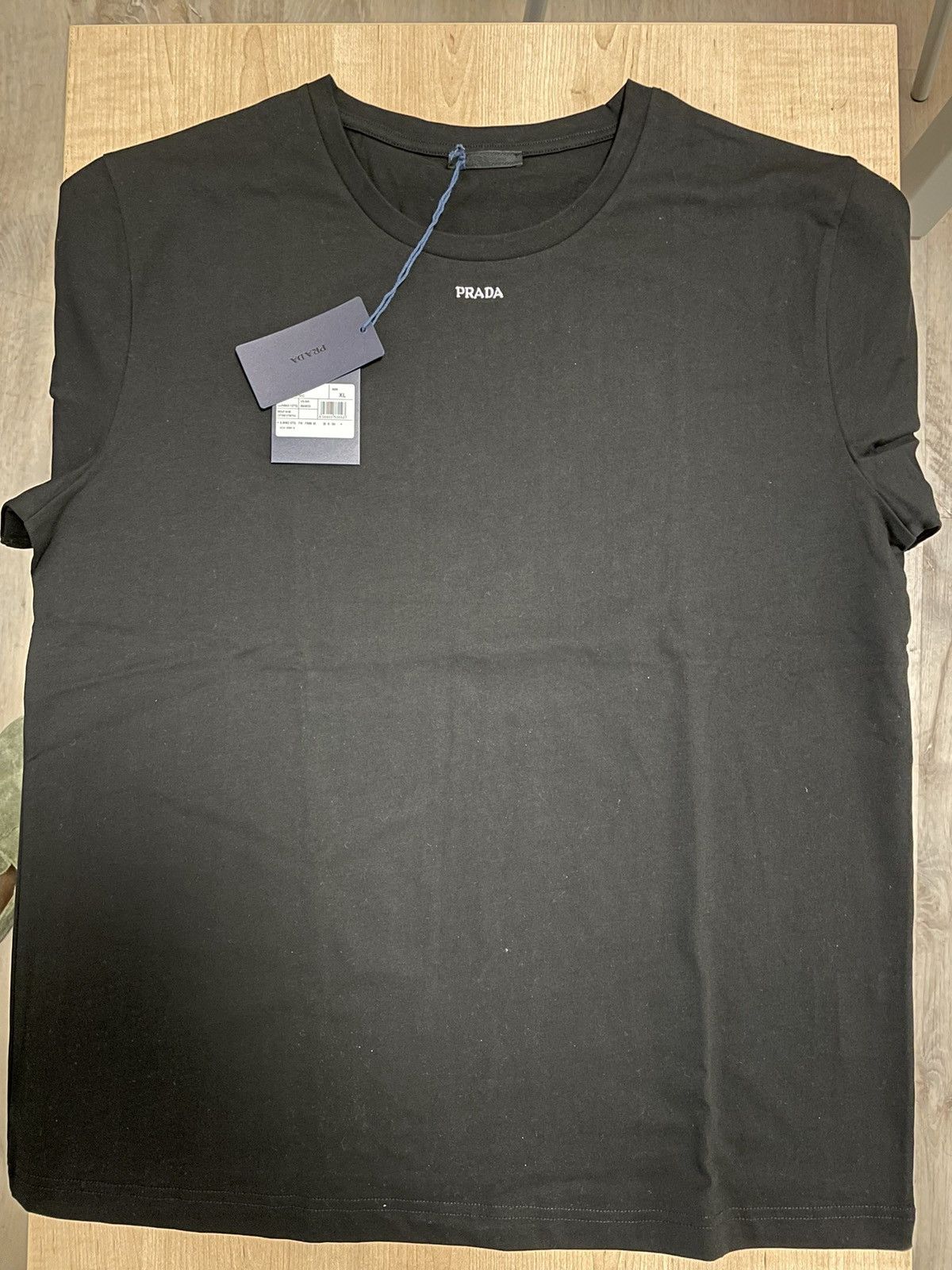 image of Italian Designers Prada T-Shirt XL Never Worn in Black, Men's