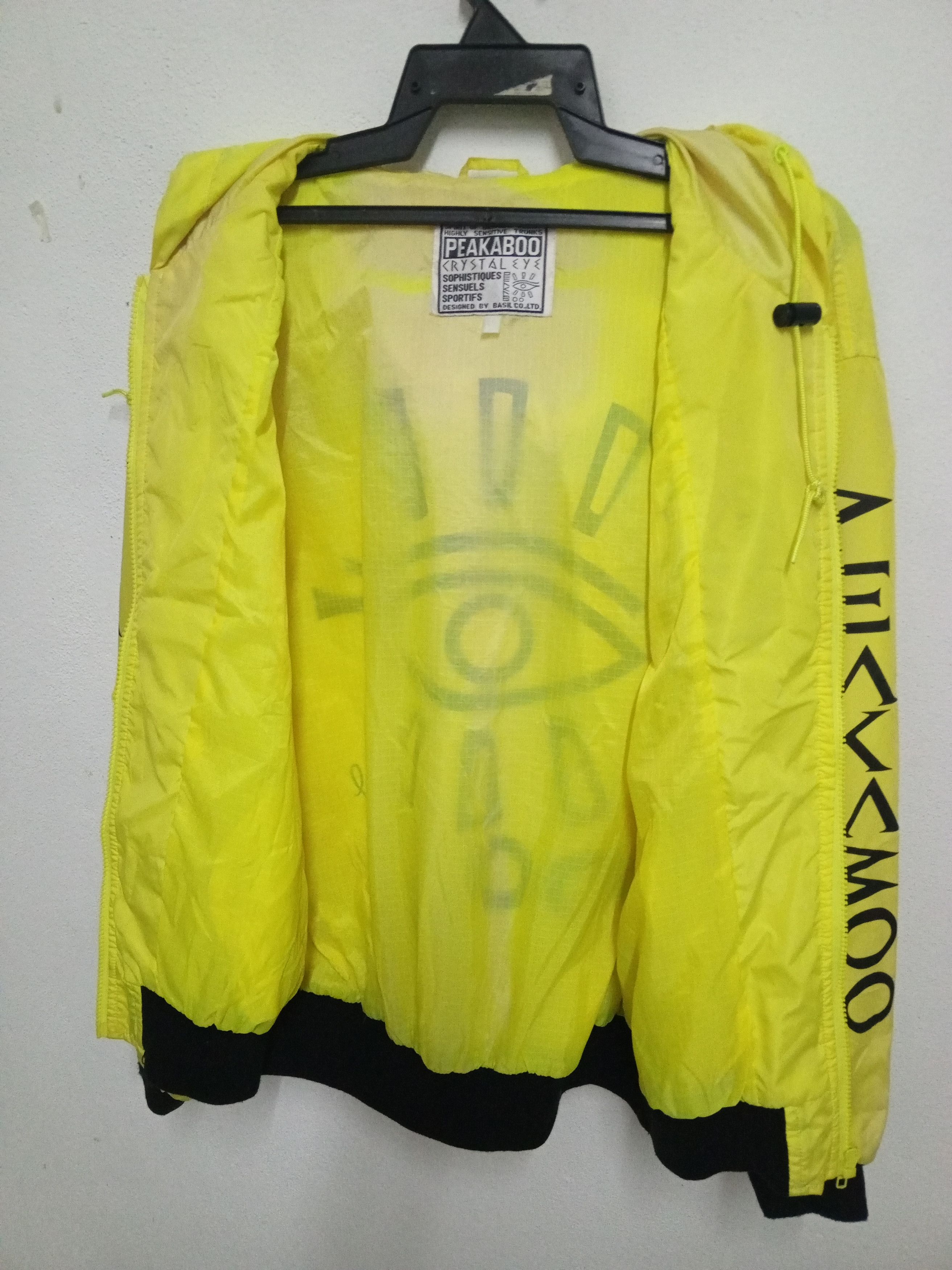 Japanese Brand YELLOW - NYLON PEAKABOO JACKET ZIPPER Size US XL / EU 56 / 4 - 8 Thumbnail