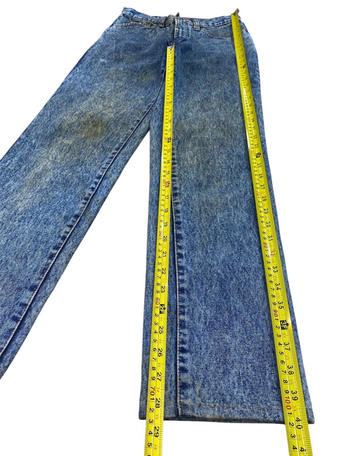 Japanese Brand Japanese Brand Acide Blue Wash Style Straight Cut Jeans Size US 26 / EU 42 - 8 Thumbnail