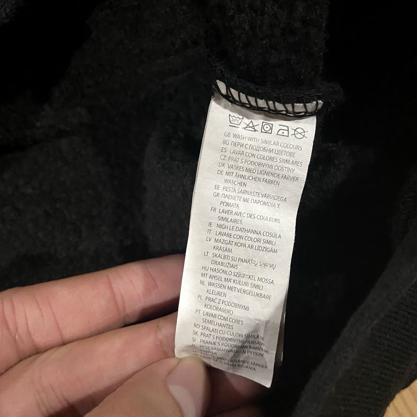 Lueder Lueder Hoodie Men S Black Cotton Streetwear Avant Garde Small Size US S / EU 44-46 / 1 - 3 Thumbnail