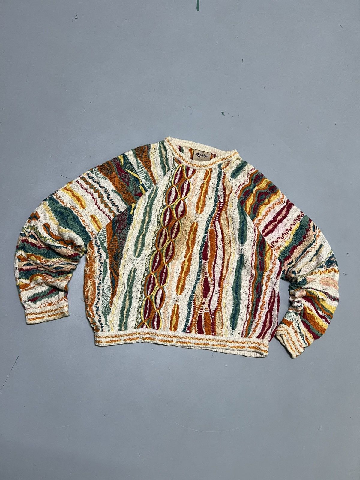 90s COOGI classic 3D Knit