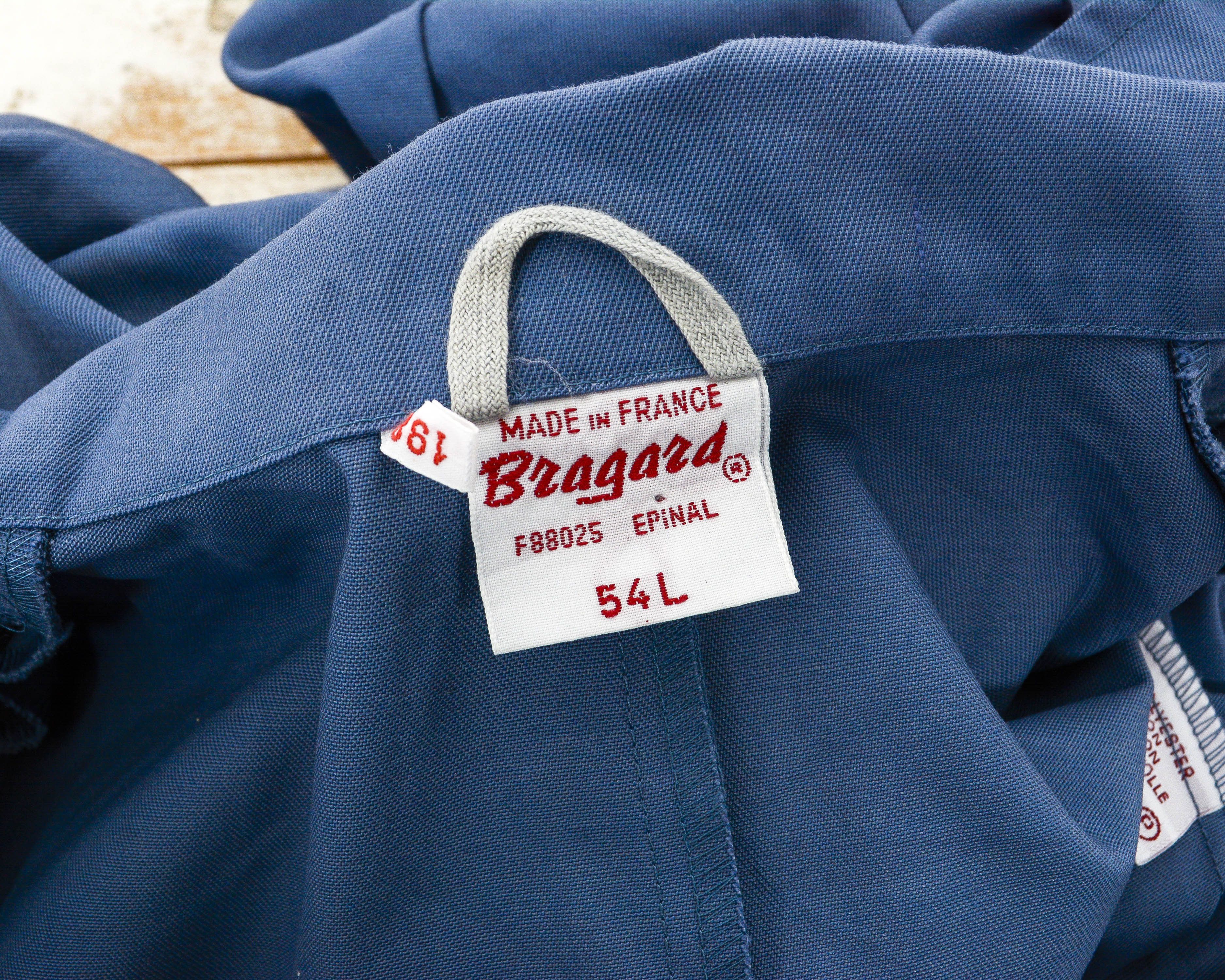 Vintage 1983 ECLAIR French Boilersuit Work Jumpsuit Overalls Utility Size US 36 / EU 52 - 6 Thumbnail