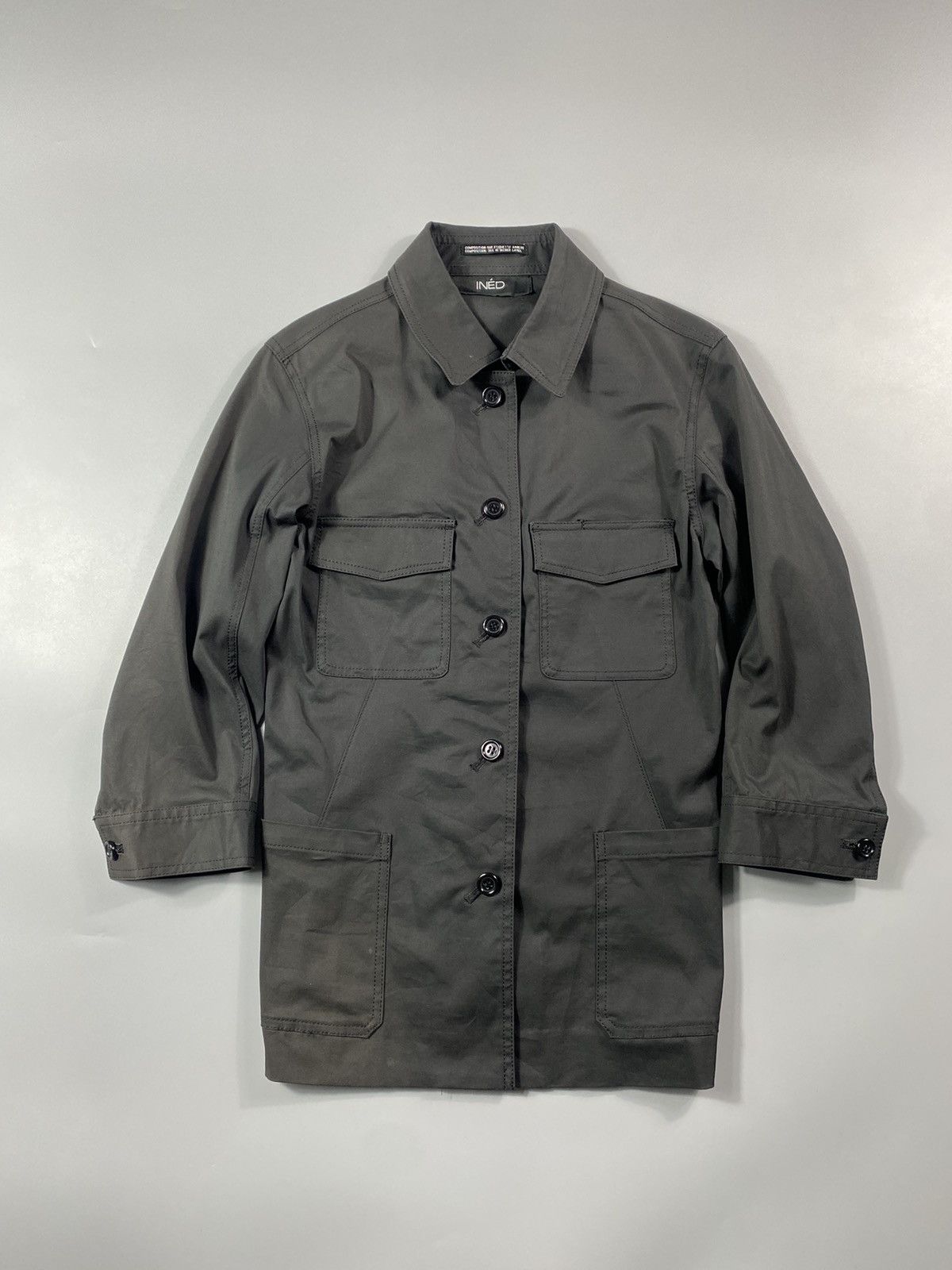 Japanese Brand × Yohji Yamamoto Ined Yohji Yamamoto- Button Down Utility Shirt Size S / US 4 / IT 40 - 1 Thumbnail