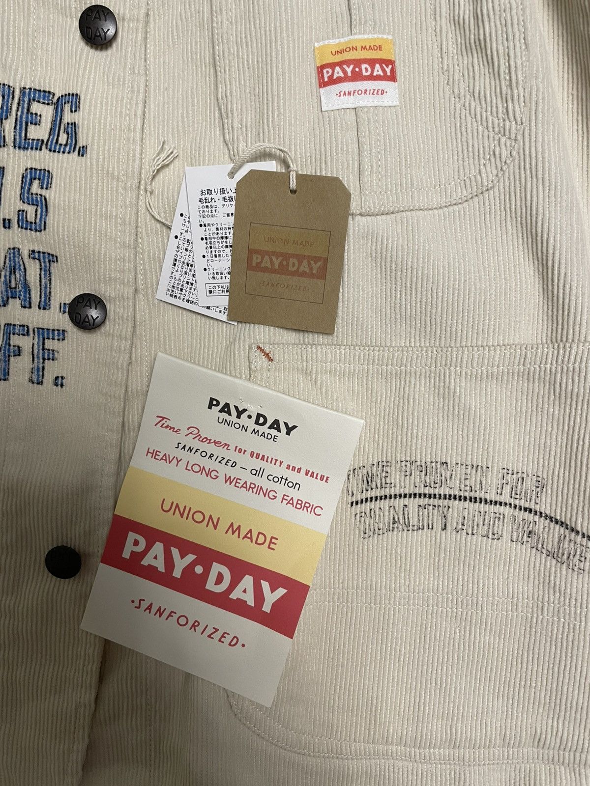 Other Payday corduroy jacket Ivory Size US S / EU 44-46 / 1 - 3 Thumbnail