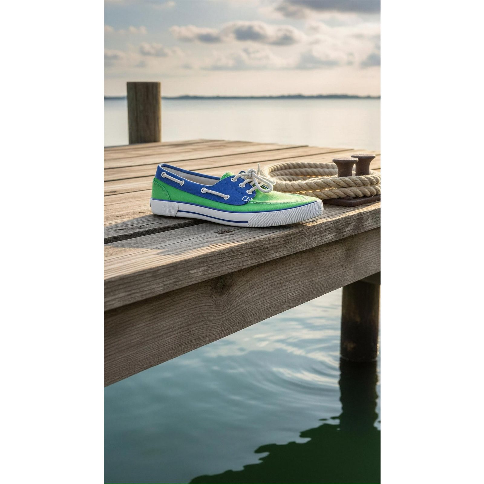 Ralph Lauren Polo Ralph Lauren Womens Boat Shoes Blue Green Size 9.5 Size US 9.5 / IT 39.5 - 1 Thumbnail
