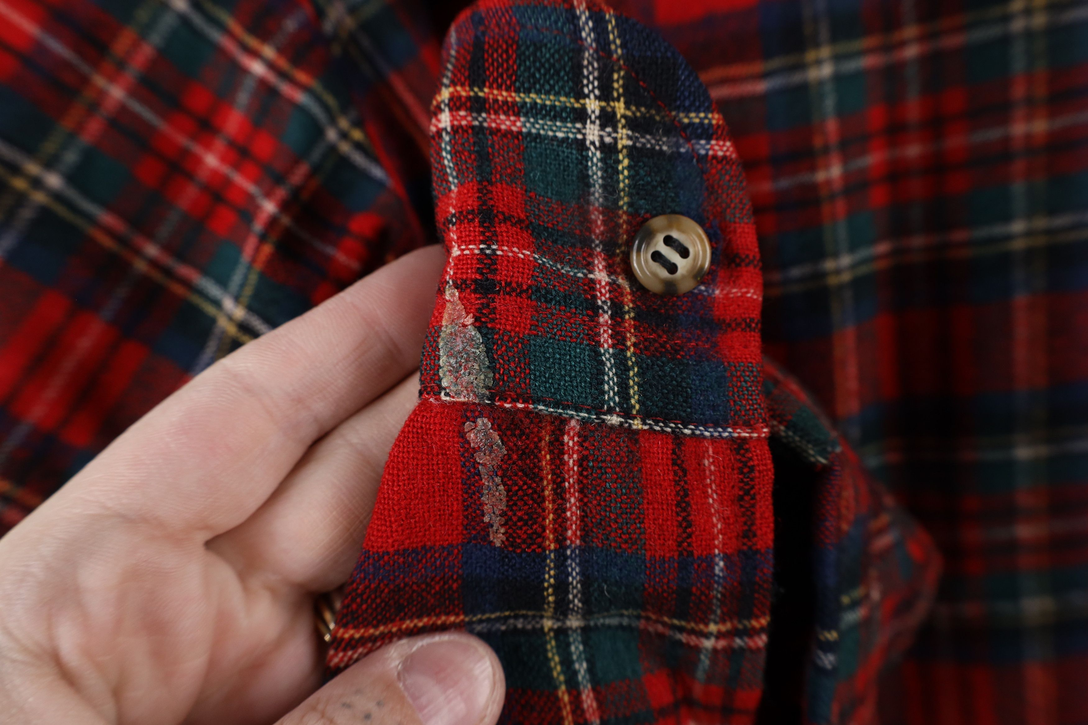 Pendleton × Vintage Vintage 70s Pendleton Edward Stewart Tartan Plaid Wool Shirt Size US M / EU 48-50 / 2 - 8 Thumbnail