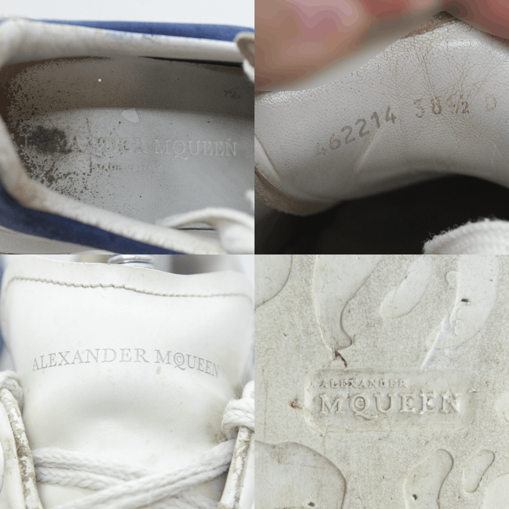 Alexander McQueen Oversized Leather Sneakers Low Size US 8.5 / IT 38.5 - 8 Thumbnail