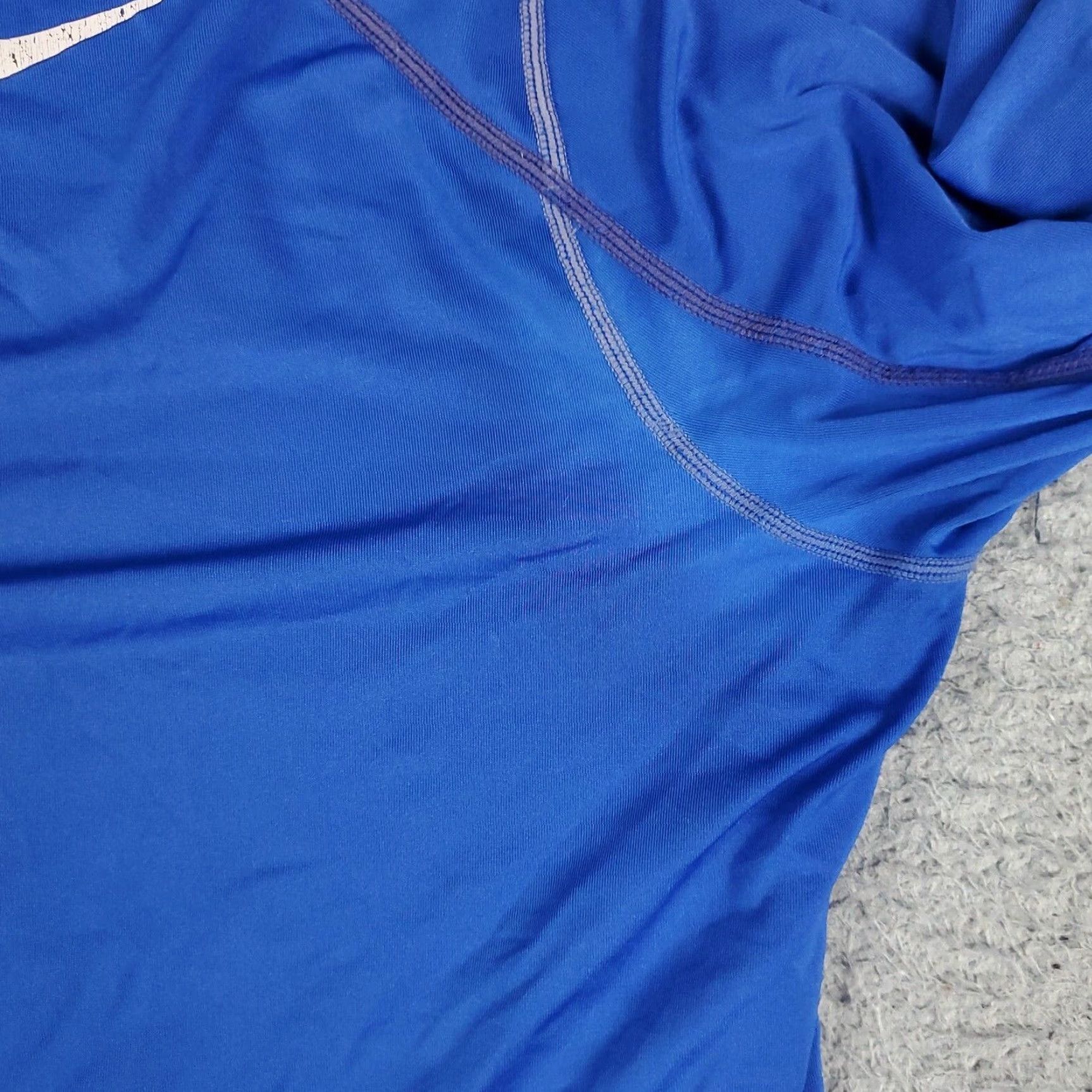 Nike Nike T Shirt Mens XL Blue Pro Swoosh Active Gym Long Sleeve Size US XL / EU 56 / 4 - 6 Thumbnail