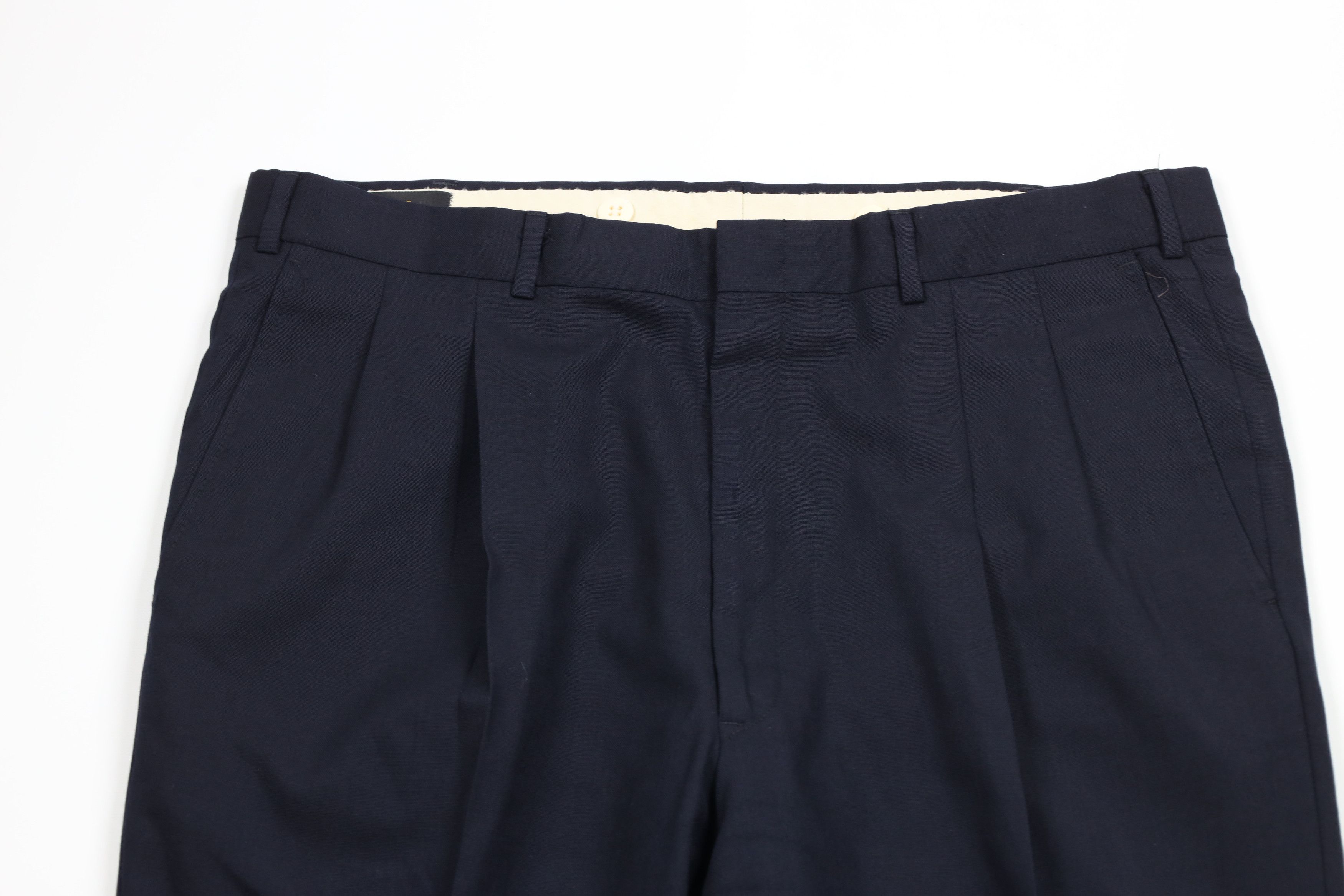 Vintage Vintage 70s Streetwear Pleated Cuffed Wide Leg Pants USA Size US 36 / EU 52 - 2 Thumbnail