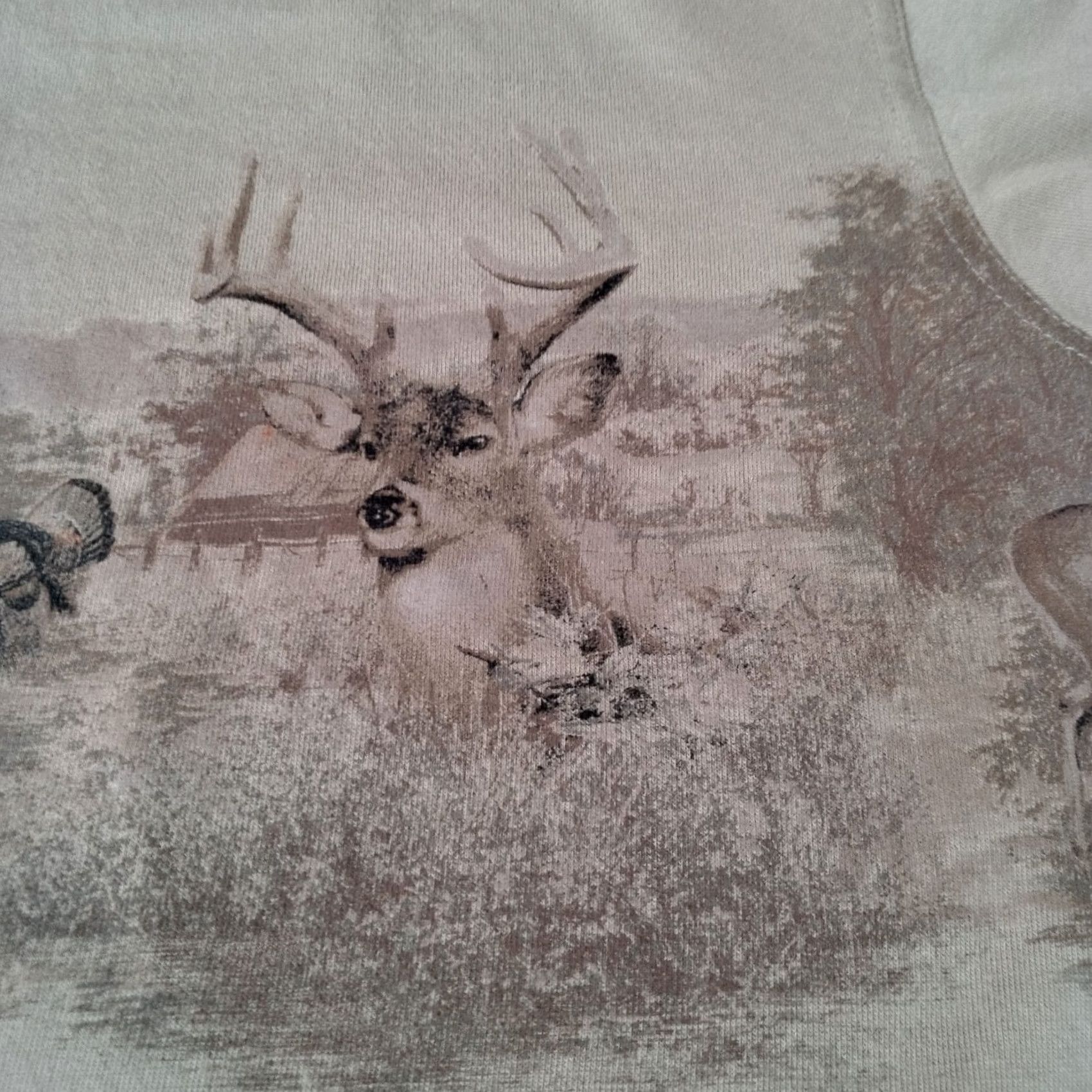 Vintage VINTAGE RedHead Henley Shirt Men XL Beige Animals Outdoors Hunting Buck Deer Turkey Campcore Size US XL / EU 56 / 4 - 7 Thumbnail