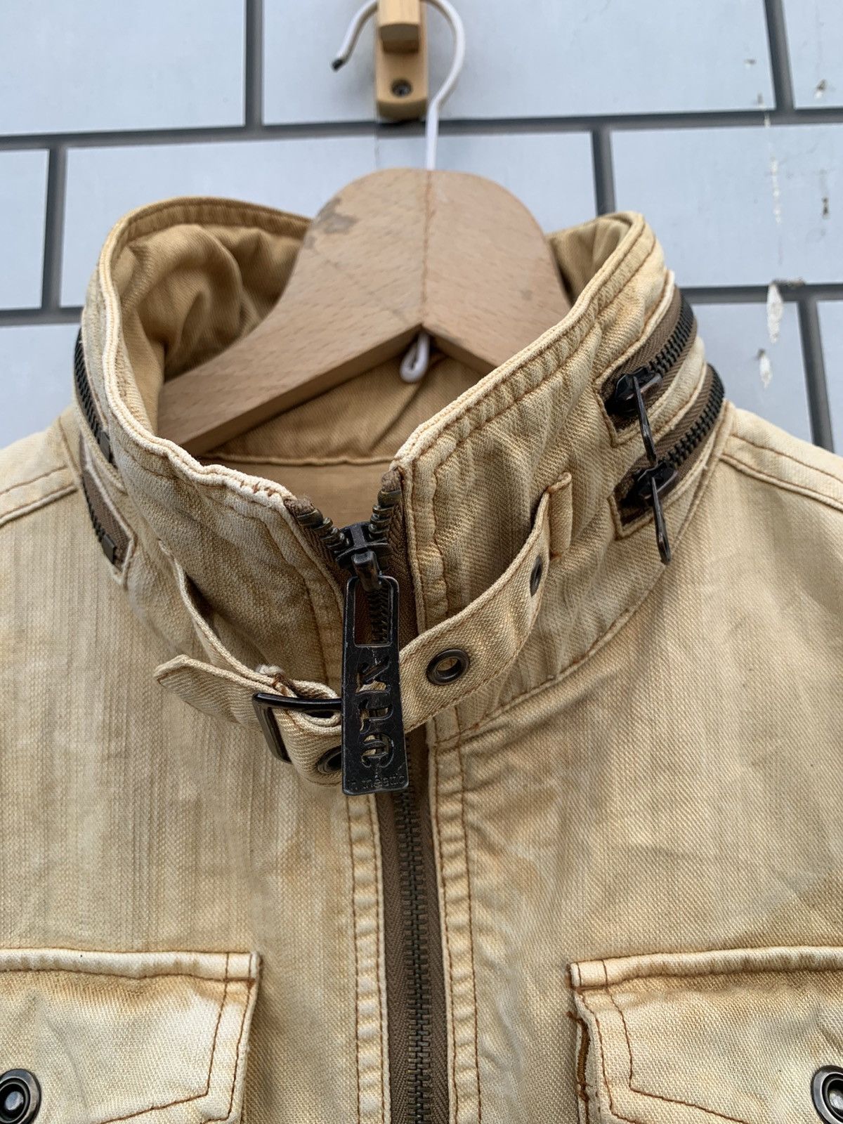 In The Attic Japanese Brand in tha attic Multic Pocket Distressed Jacket Size US L / EU 52-54 / 3 - 9 Thumbnail