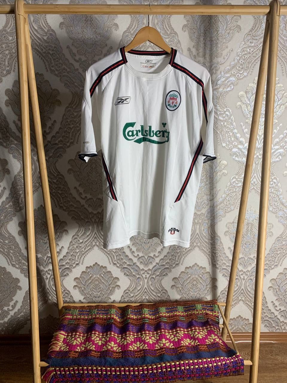 Reebok Vintage Reebok FC Liverpool England Soccer Jersey Retro Size US XL / EU 56 / 4 - 1 Thumbnail