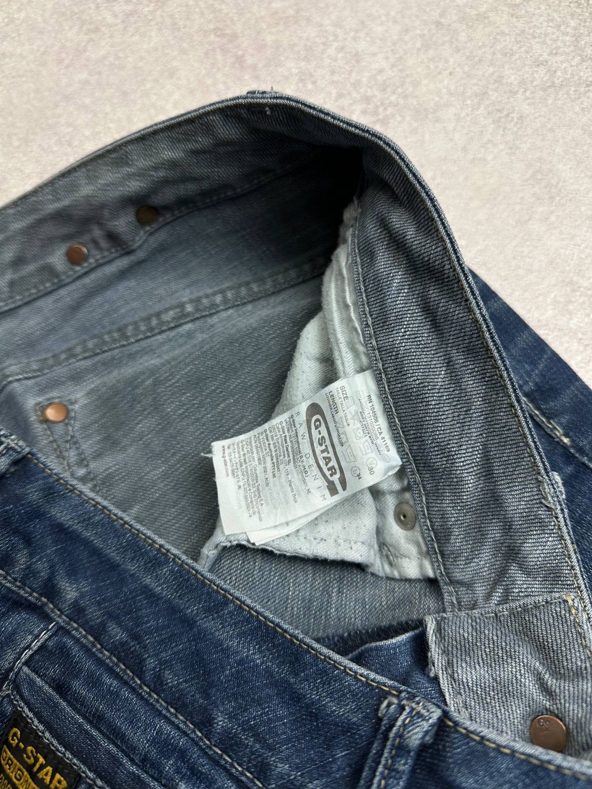 G-Star G Star Raw 96 engineered denim jeans pants Size US 30 / EU 46 - 11 Thumbnail