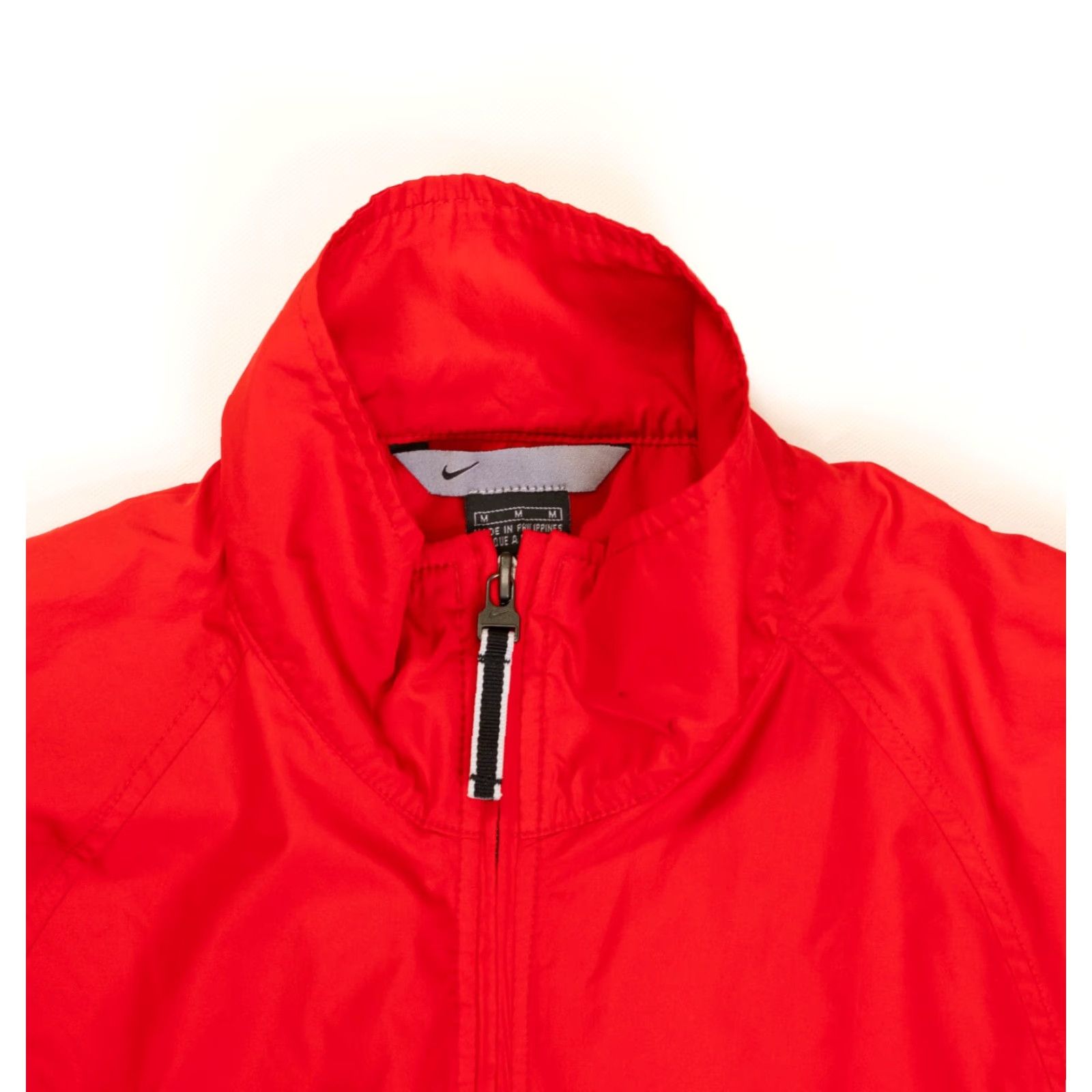 Nike VINTAGE Nike Windbreaker Jacket Red 90s Mens M Lightweight Casual Logo Zip Stand-Up Collar Size US M / EU 48-50 / 2 - 4 Thumbnail