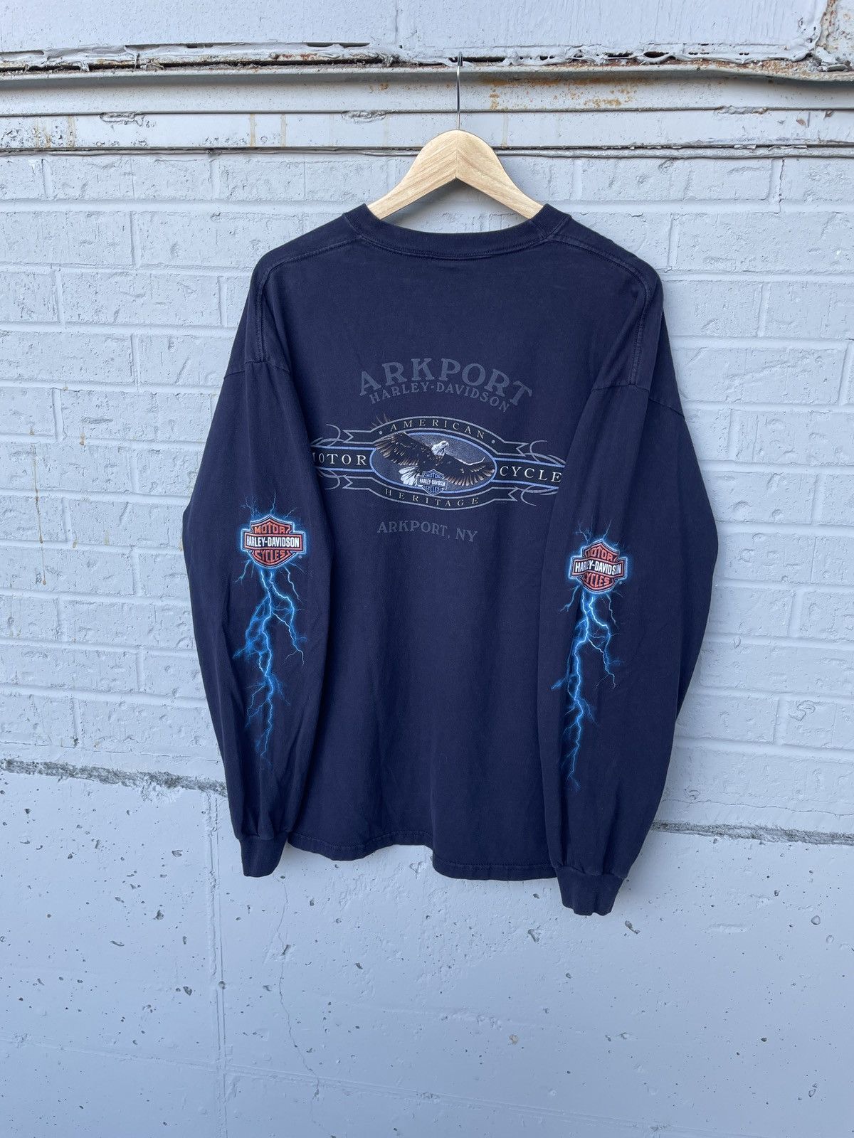 Harley Davidson Harley Davidson Lightning Long Sleeve Size US XL / EU 56 / 4 - 3 Thumbnail