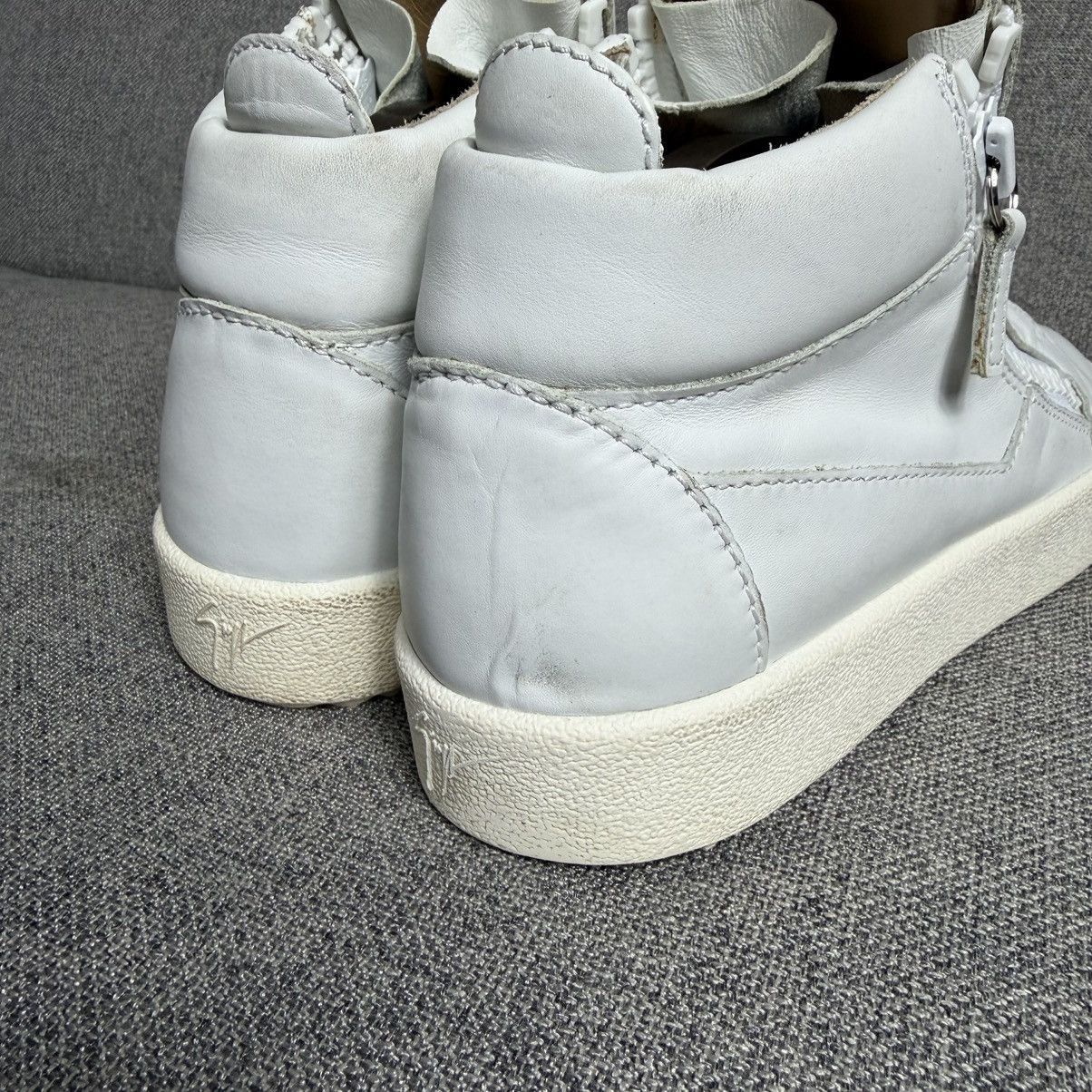 Giuseppe Zanotti Giuseppe Zanotti Leather Hi Top Sneakers Size US 6.5 / EU 39-40 - 10 Thumbnail