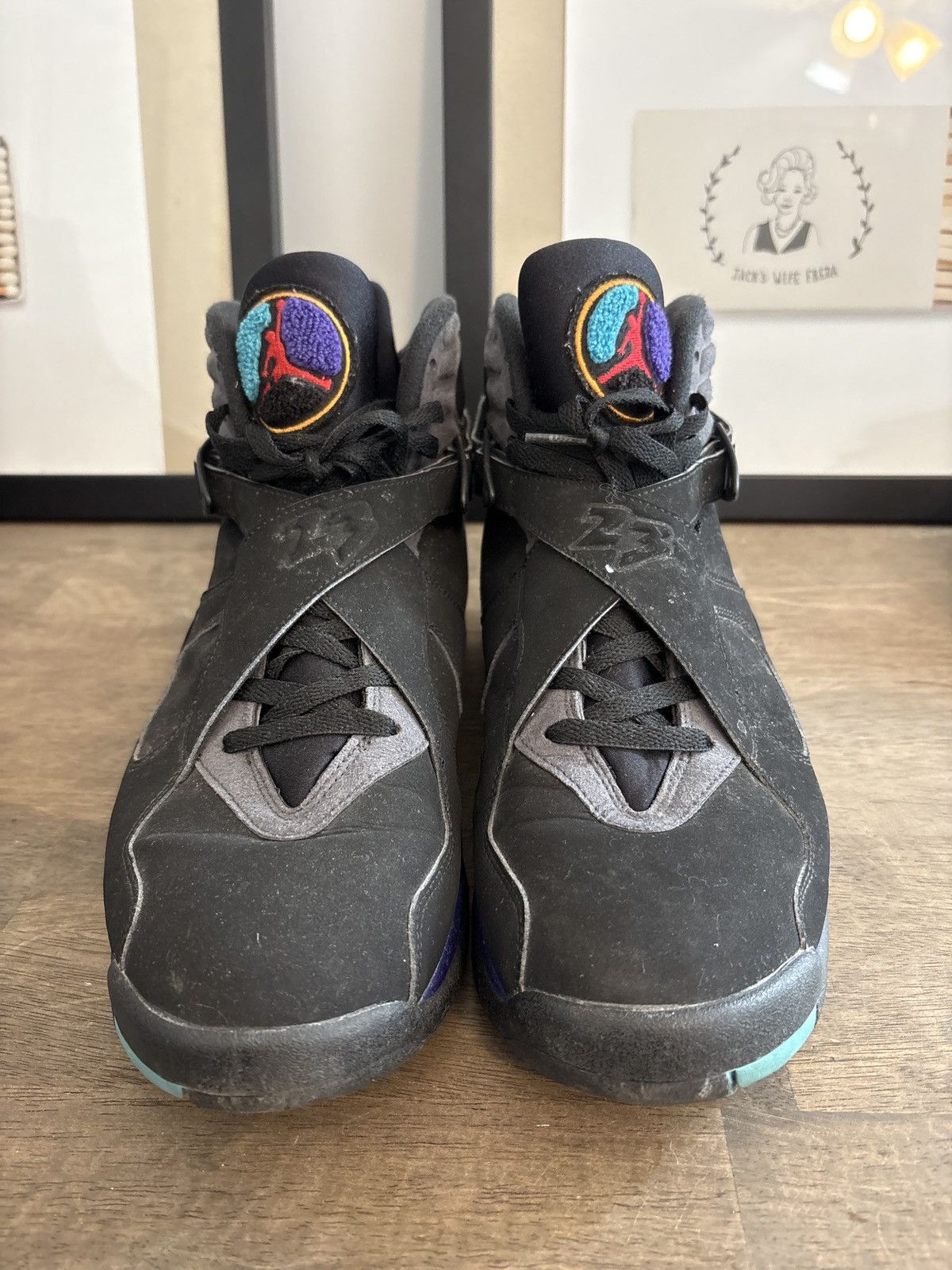 Jordan Brand Jordan 8 Aqua 2015 Size US 12 / EU 45 - 3 Thumbnail