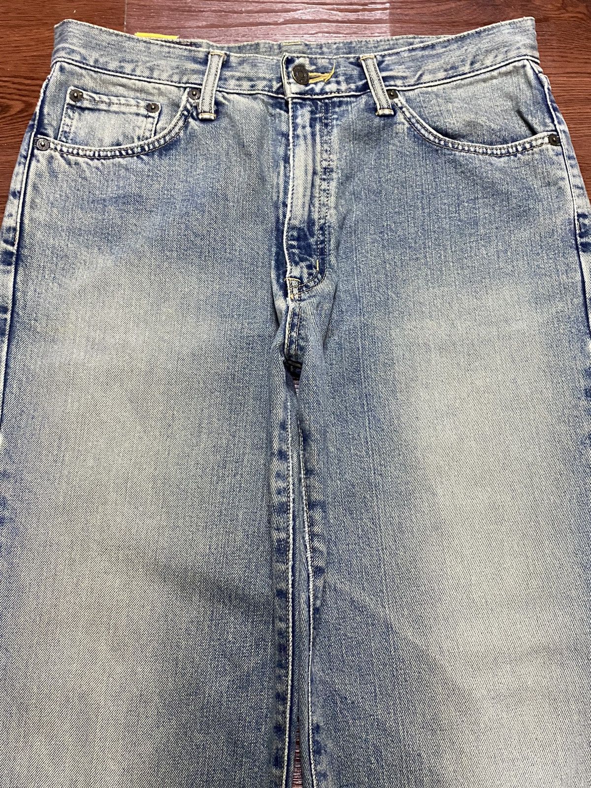 Edwin Vintage Edwin US Classic Faded Wash Distressed Loose Jeans Size US 32 / EU 48 - 3 Thumbnail