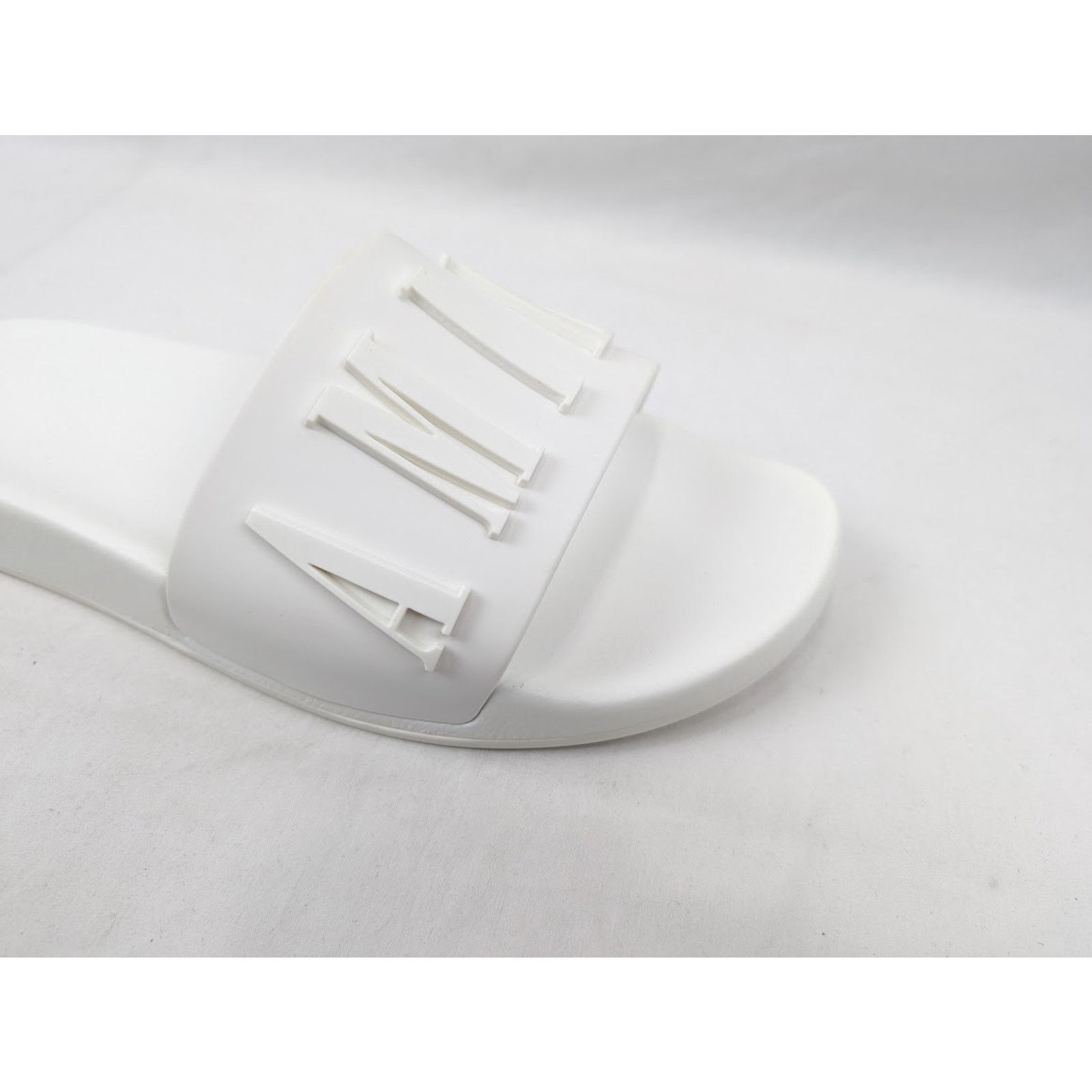 Amiri o1rshd1 Q:19 / Logo Pool Slide in White Size US 12 / EU 45 - 3 Thumbnail