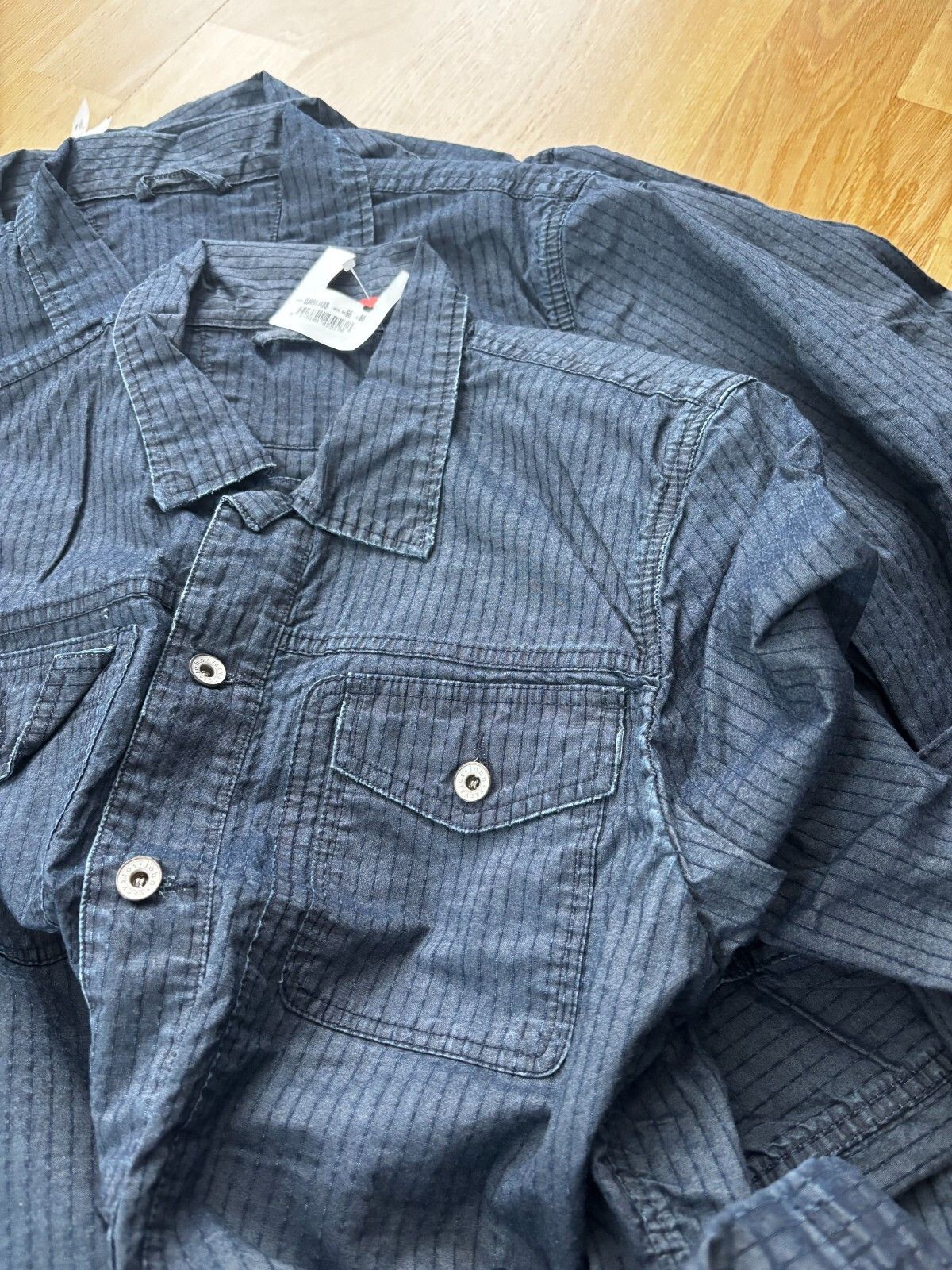 John Varvatos John Varvatos Men Jacket Denim Summer Version Size XL Size US XL / EU 56 / 4 - 4 Thumbnail