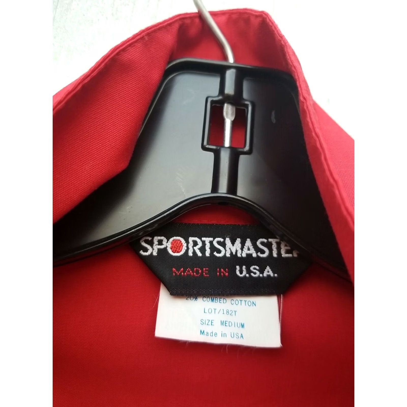 NCAA VINTAGE Rutgers University Jacket Sportsmaster M Mens Red Baseball University RU NCAA Size US M / EU 48-50 / 2 - 3 Thumbnail