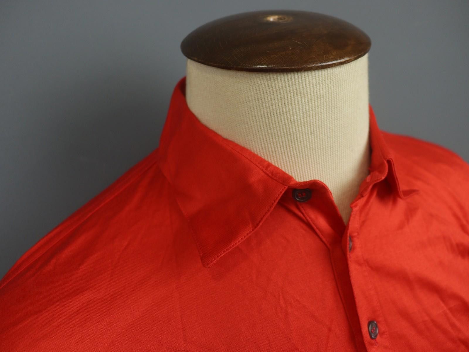 Givenchy Givenchy Red Cotton Collared Popover Polo Shirt Size L Size US L / EU 52-54 / 3 - 6 Thumbnail