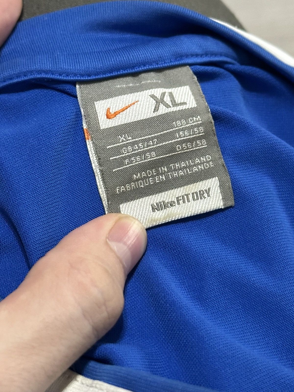 Nike × Vintage Vintage Nike NikeFit soccer Jersey Size US L / EU 52-54 / 3 - 4 Thumbnail