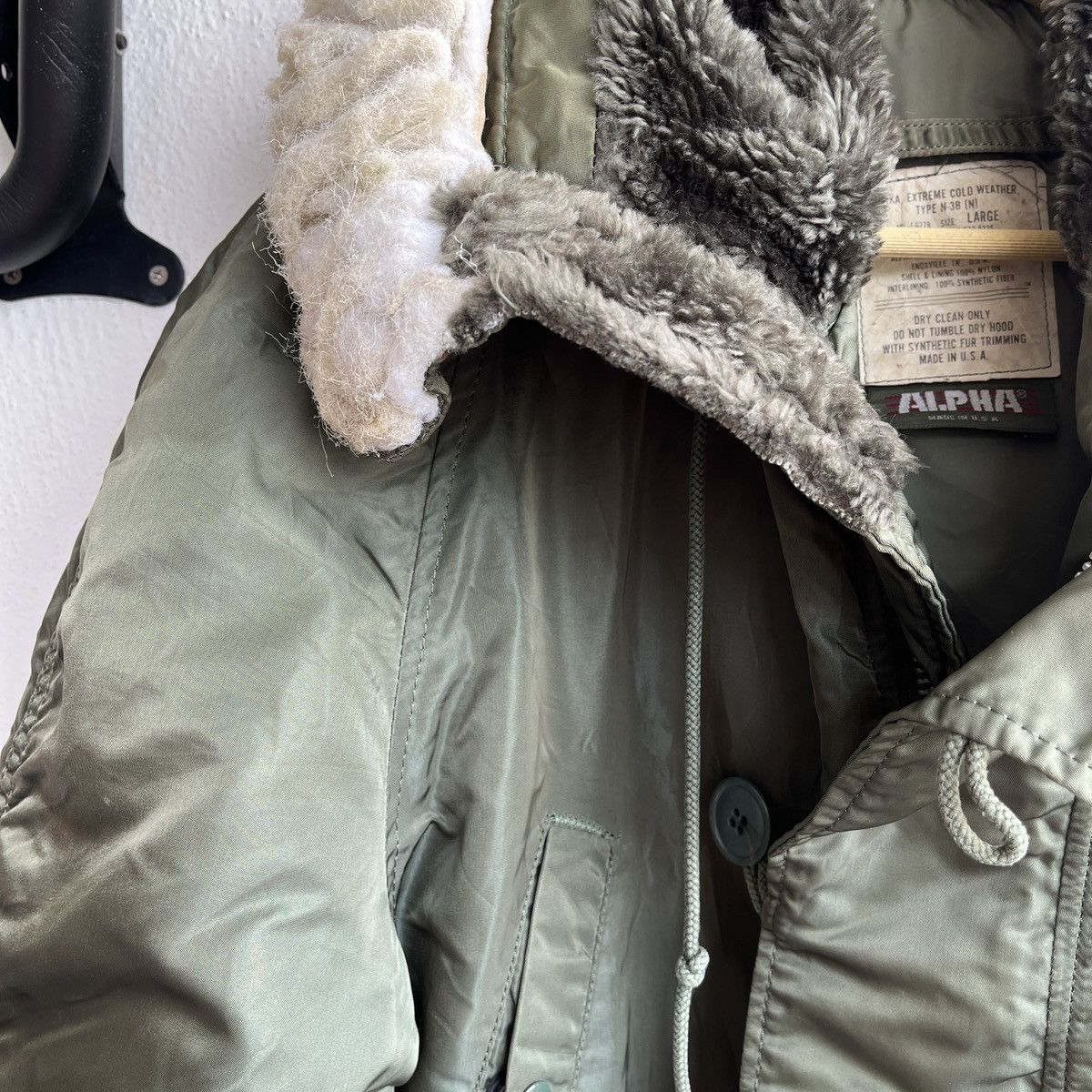 Alpha Industries × Vintage VINTAGE ALPHA INDUSTRIES N-3B BOMBER FLIGHT JACKET USA Size US L / EU 52-54 / 3 - 5 Thumbnail