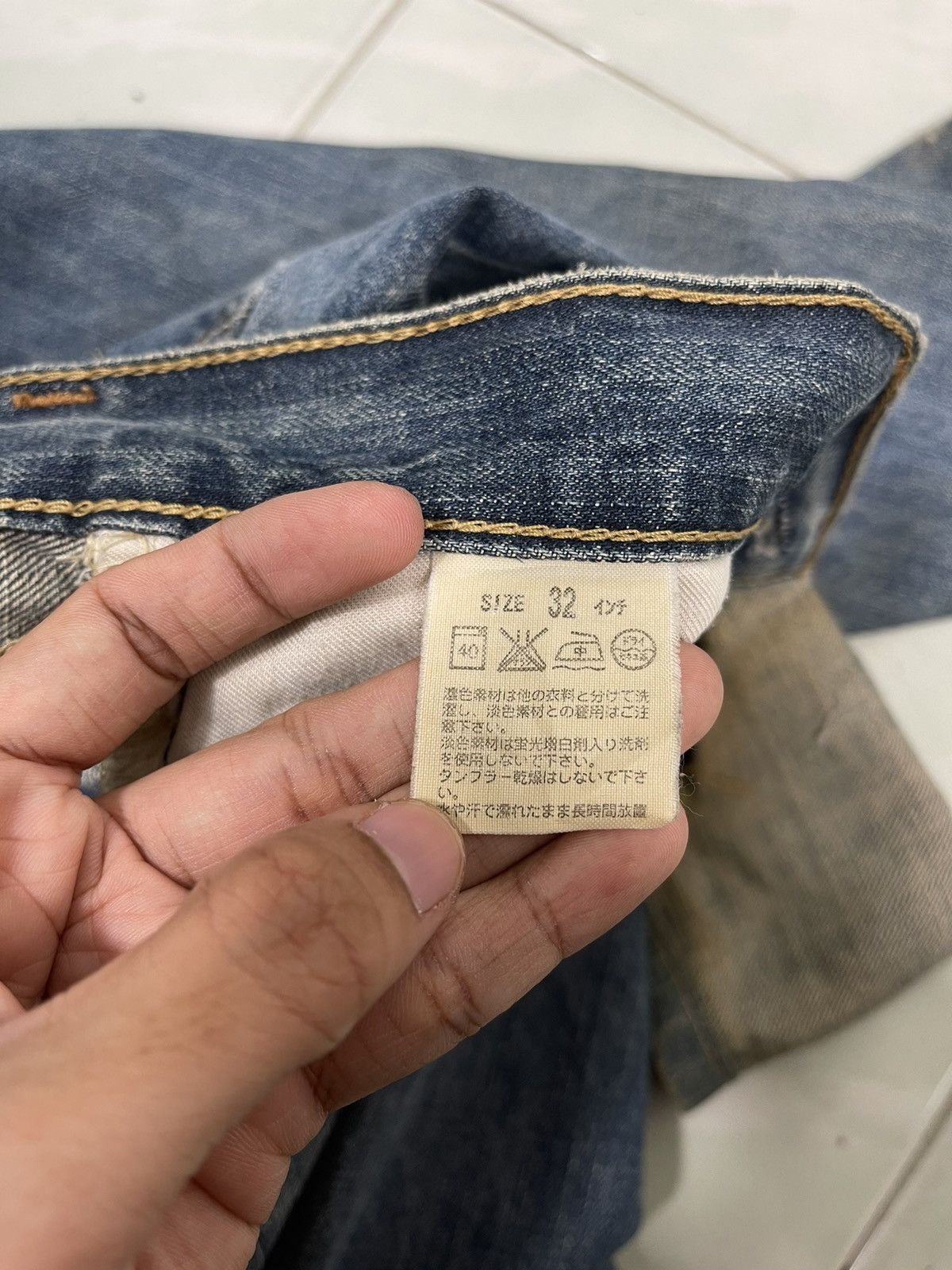 Levi's Levis 503 Japan Zipper Fly Flare Jeans Size US 34 / EU 50 - 17 Thumbnail