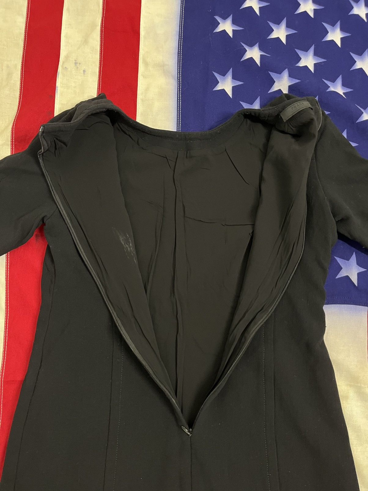 Prada Prada Black Short Sleeve Dress Minimal Size L / US 10 / IT 46 - 9 Thumbnail