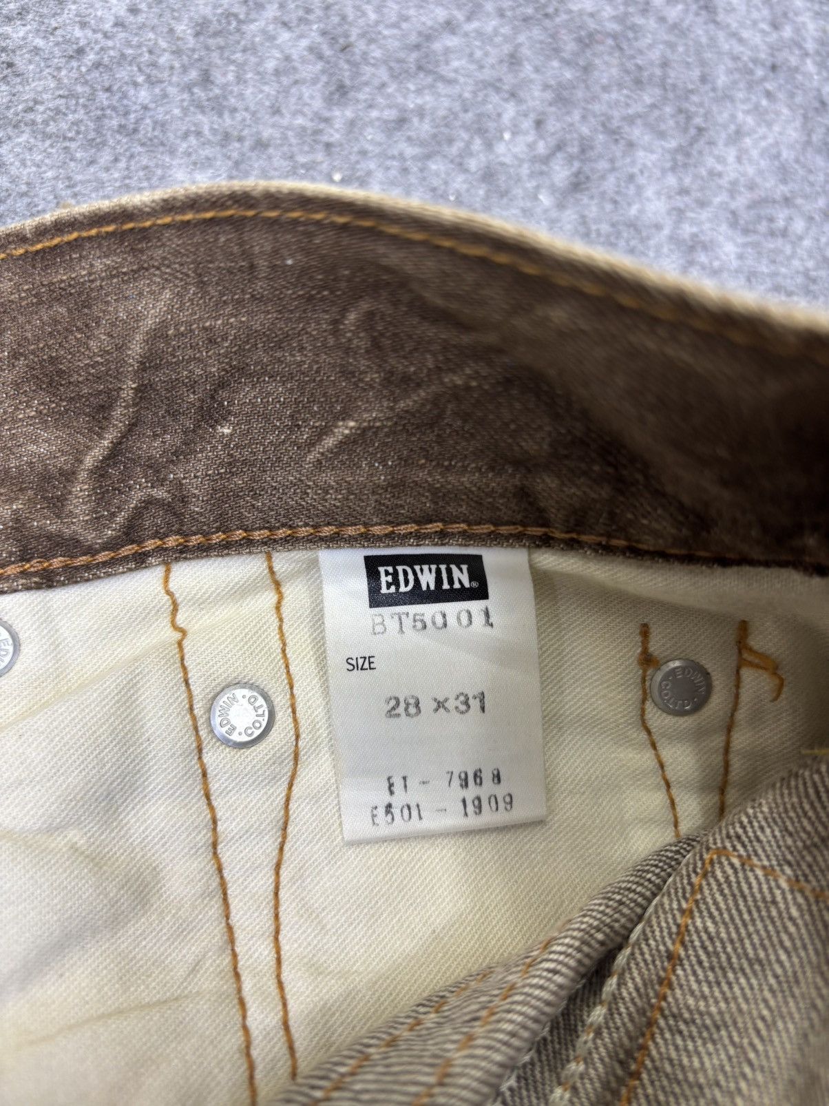 Edwin 💥90s Style Flare💥Insane Edwin 503 Flare Denim F837 Size US 32 / EU 48 - 14 Thumbnail