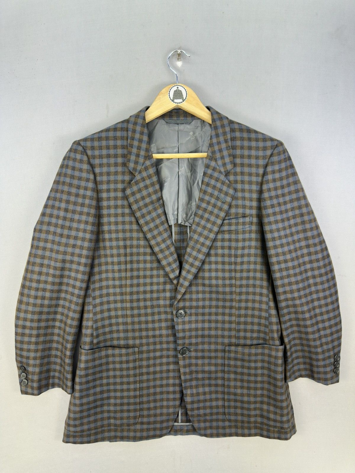 Nina Ricci Vintage Nina Ricci Paris Checkered Coat Jacket Size M / US 6-8 / IT 42-44 - 1 Thumbnail