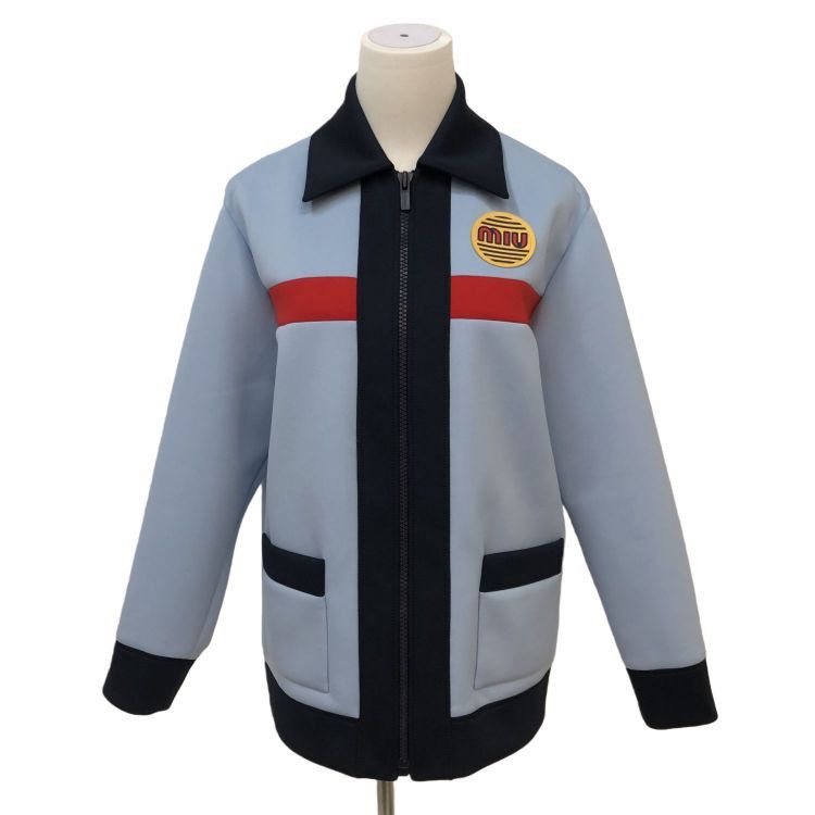Miu Miu Miu Miu Logo Patch Zip Up Jacket Size 36 Size XS / US 0-2 / IT 36-38 - 1 Thumbnail
