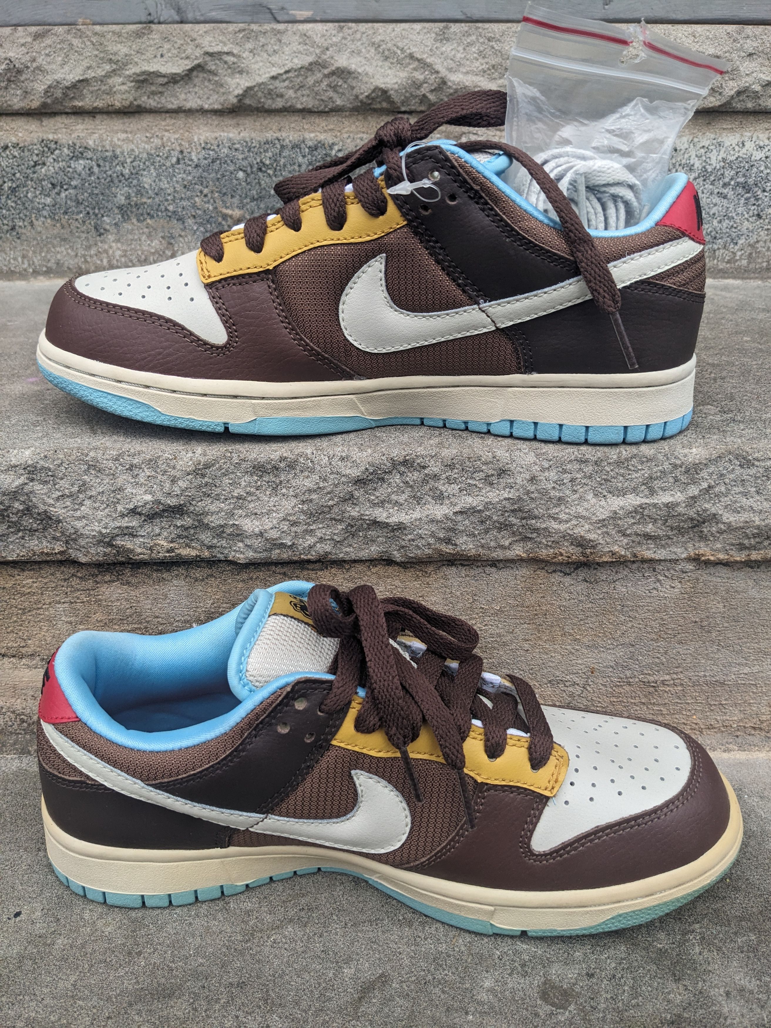 Nike × Vintage Nike Dunk Low Medium Brown Size 6.5 314142-203 Vintage 2007 Size US 6.5 / EU 39-40 - 2 Thumbnail